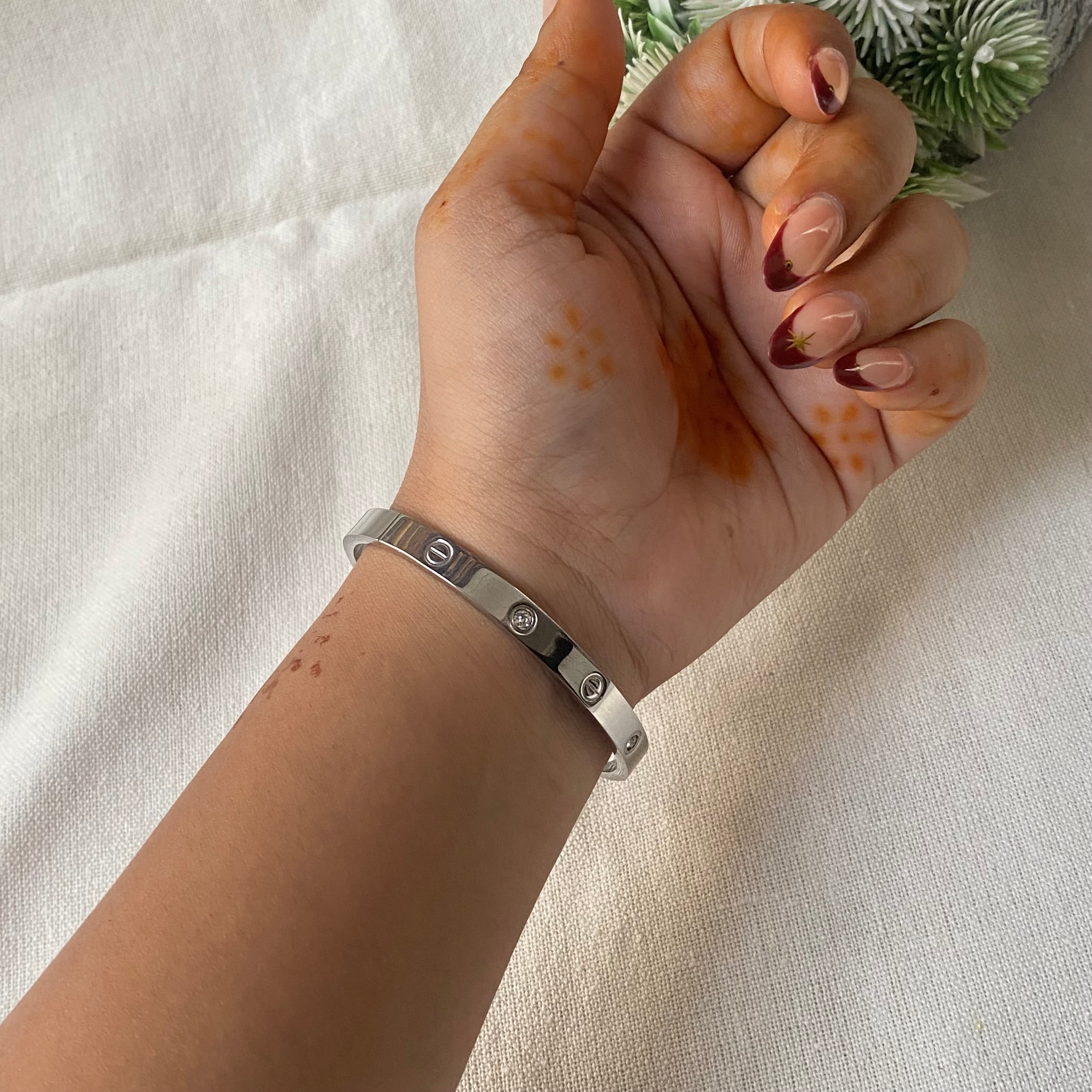 Silver Cartier Anti-Tarnish Bracelet