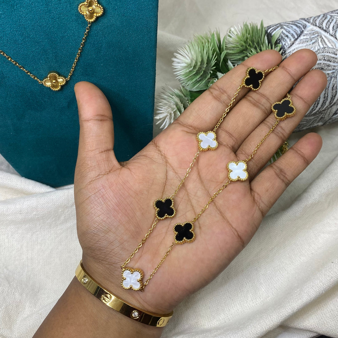 Van Cleef Necklace Anti-Tarnish ￼