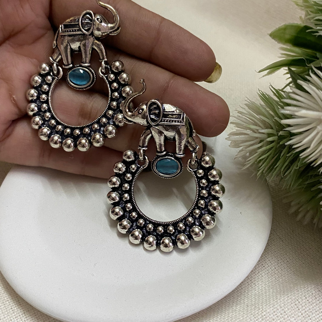 Unique oxidise earrings