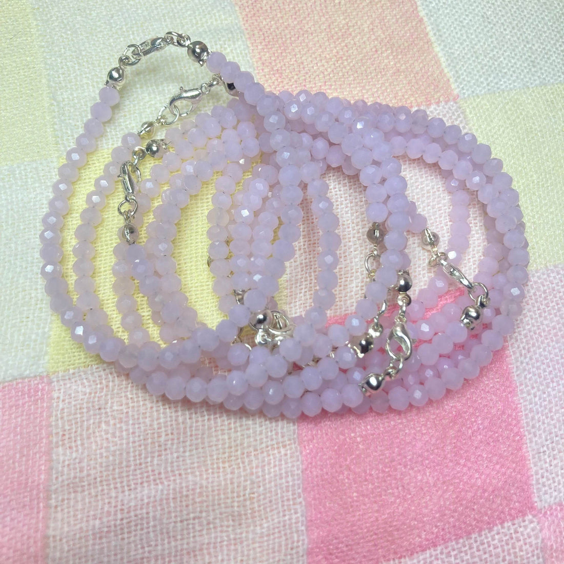Crystal Bracelet Baby pink | (cost for each) - Fatatun