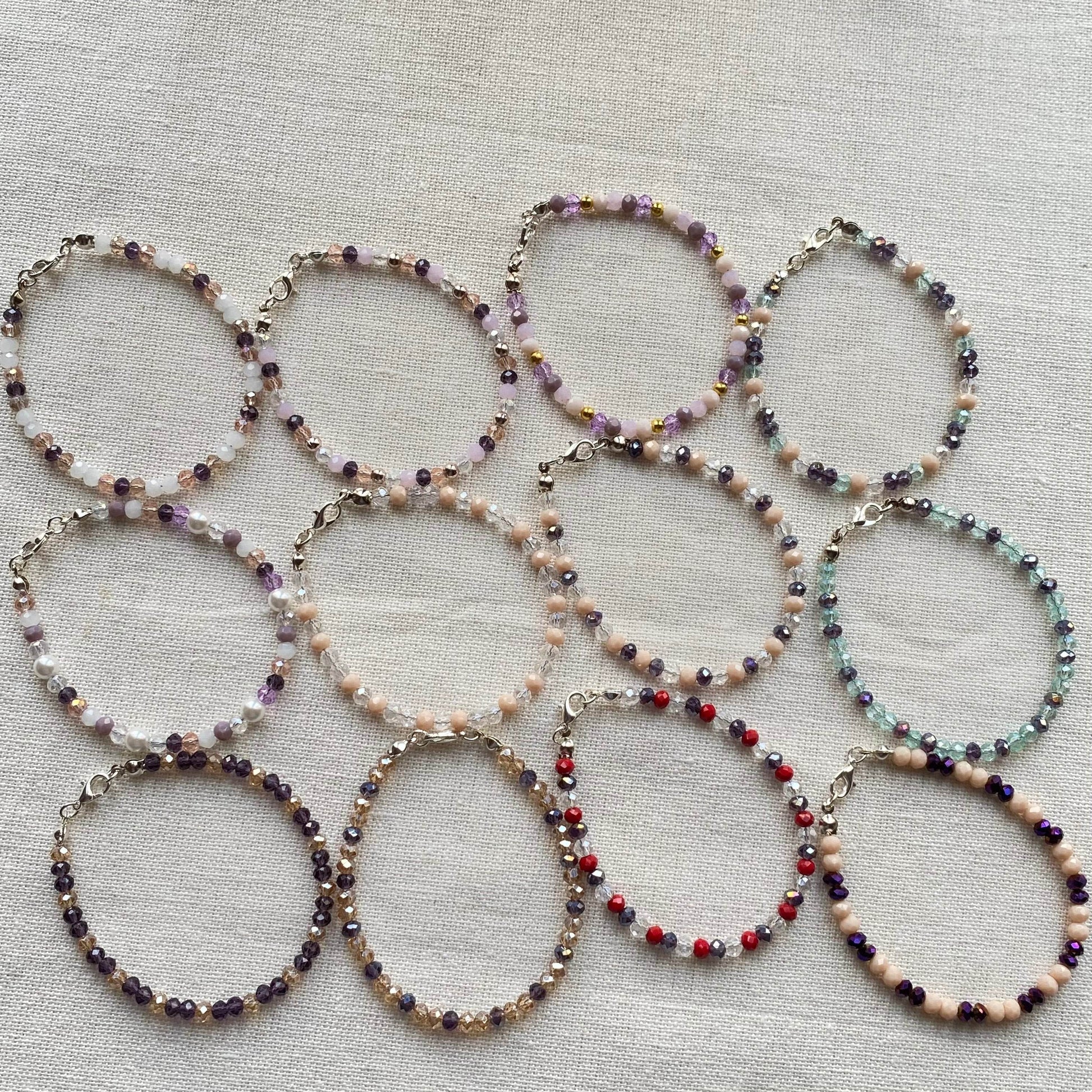 Boho Designed 4mm Crystals Bracelets - Fatatun