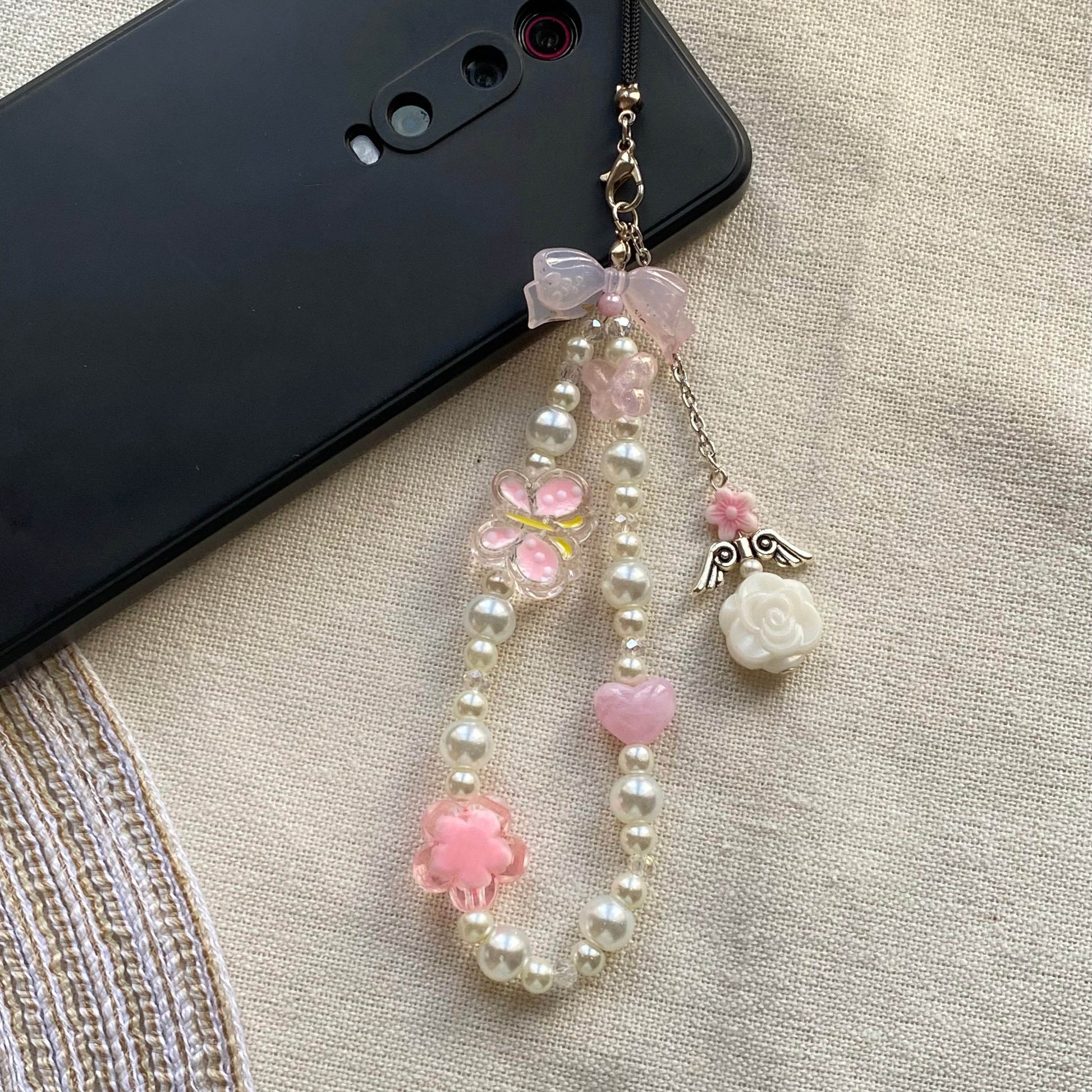 Asthetic Pink Phone Charms |S2 - Fatatun