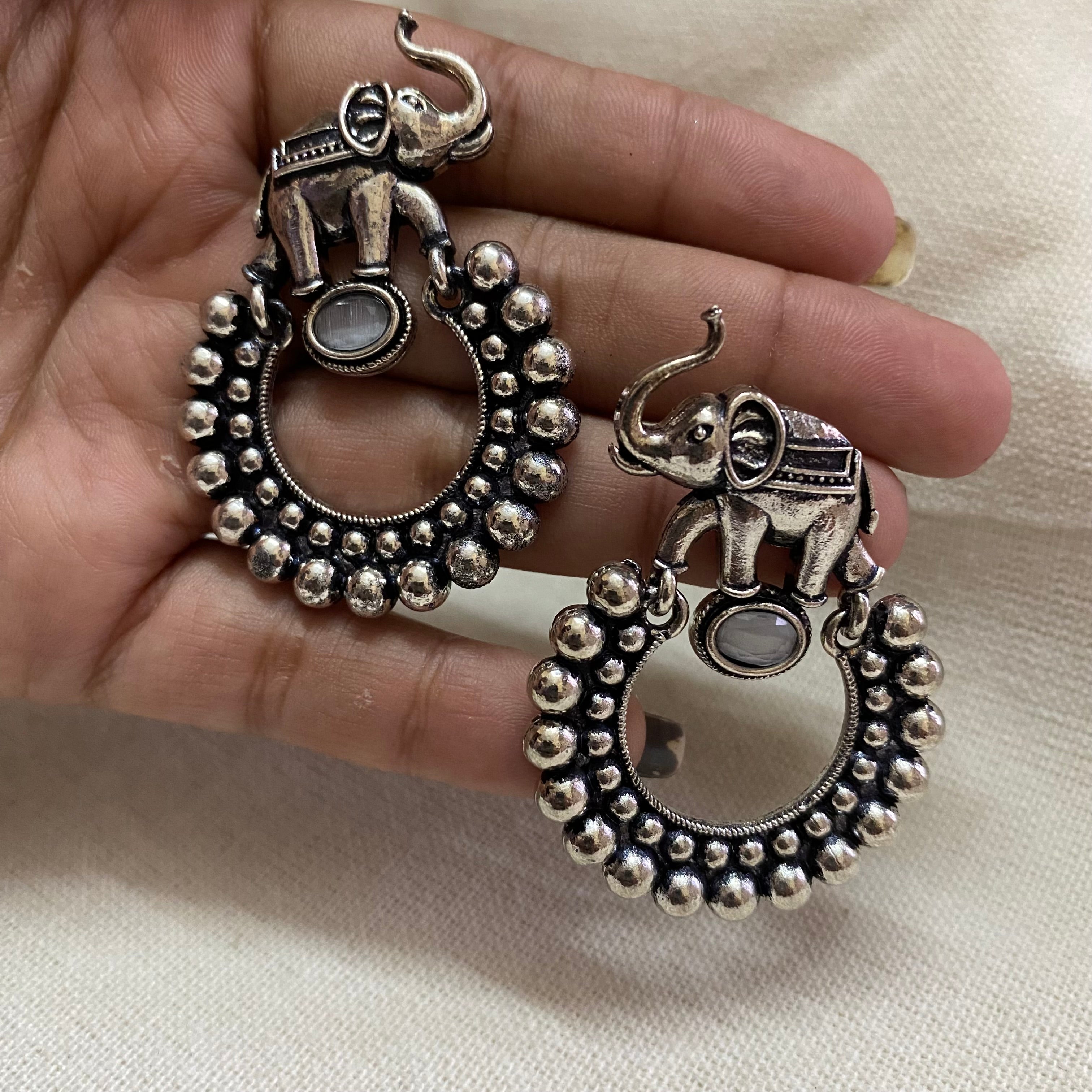 Unique oxidise earrings