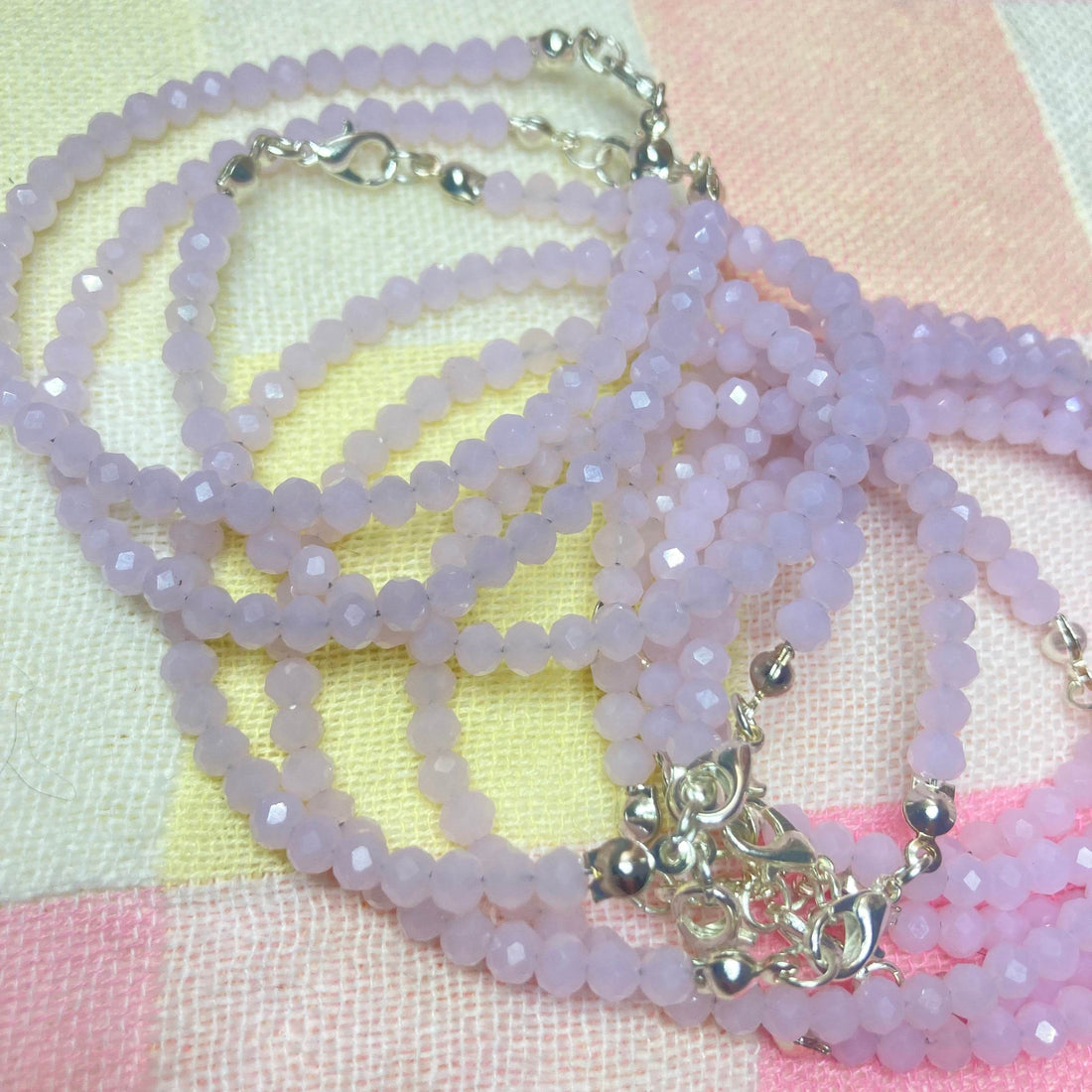 Crystal Bracelet Baby pink | (cost for each) - Fatatun