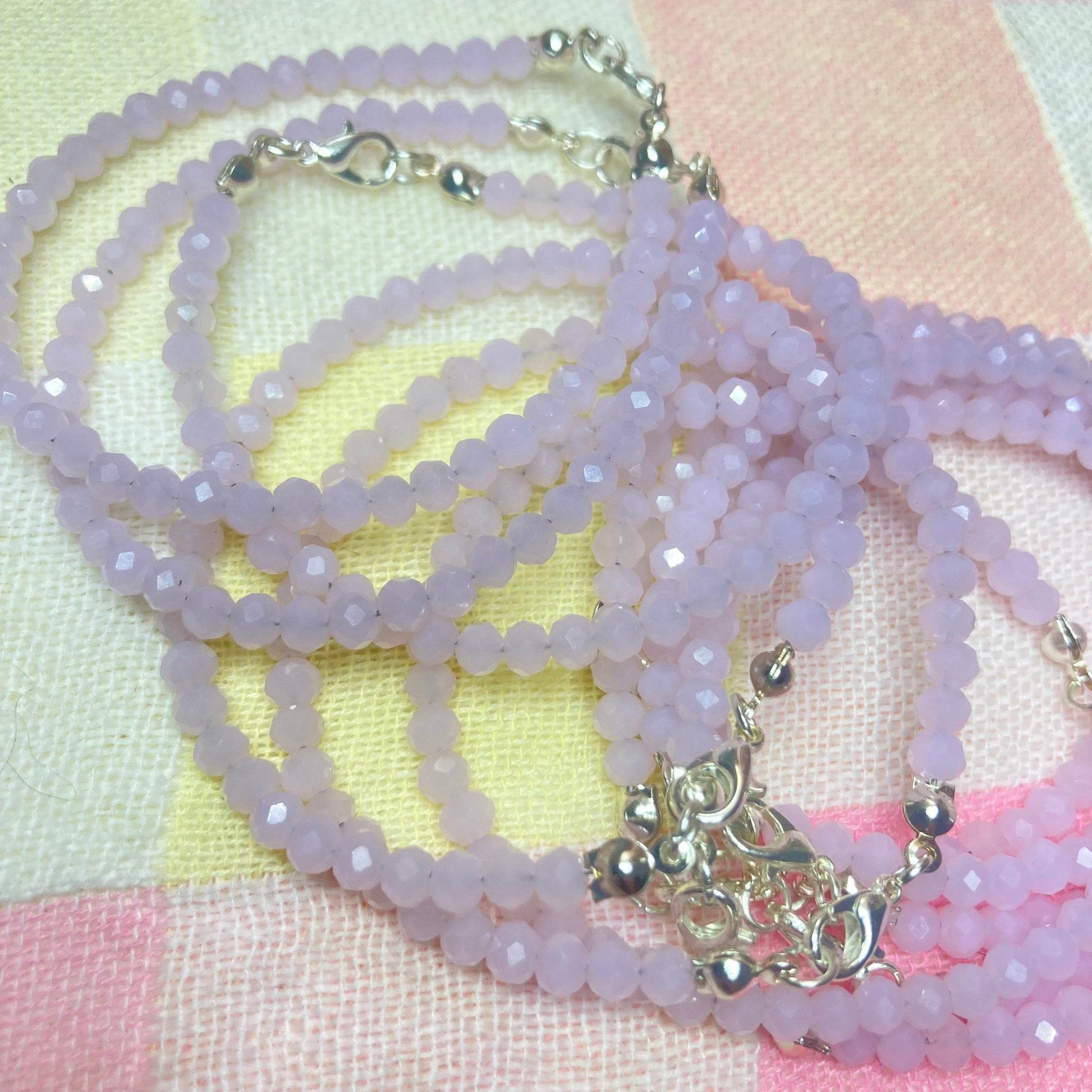 Crystal Bracelet Baby pink | (cost for each) - Fatatun