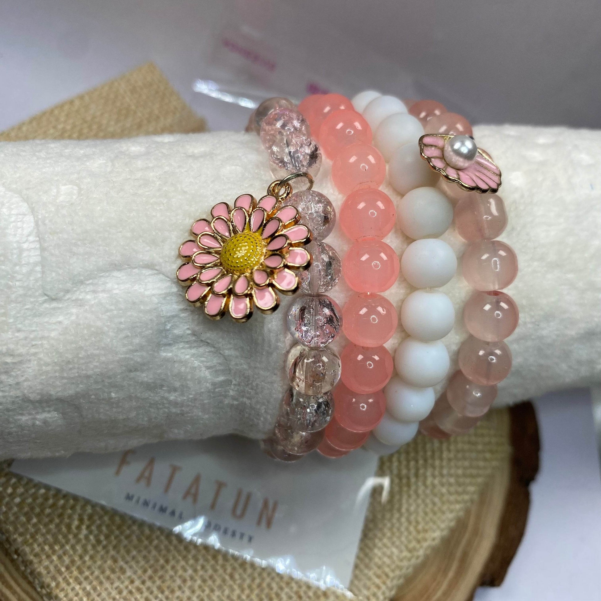 Stack Bracelet set of 4 - Fatatun