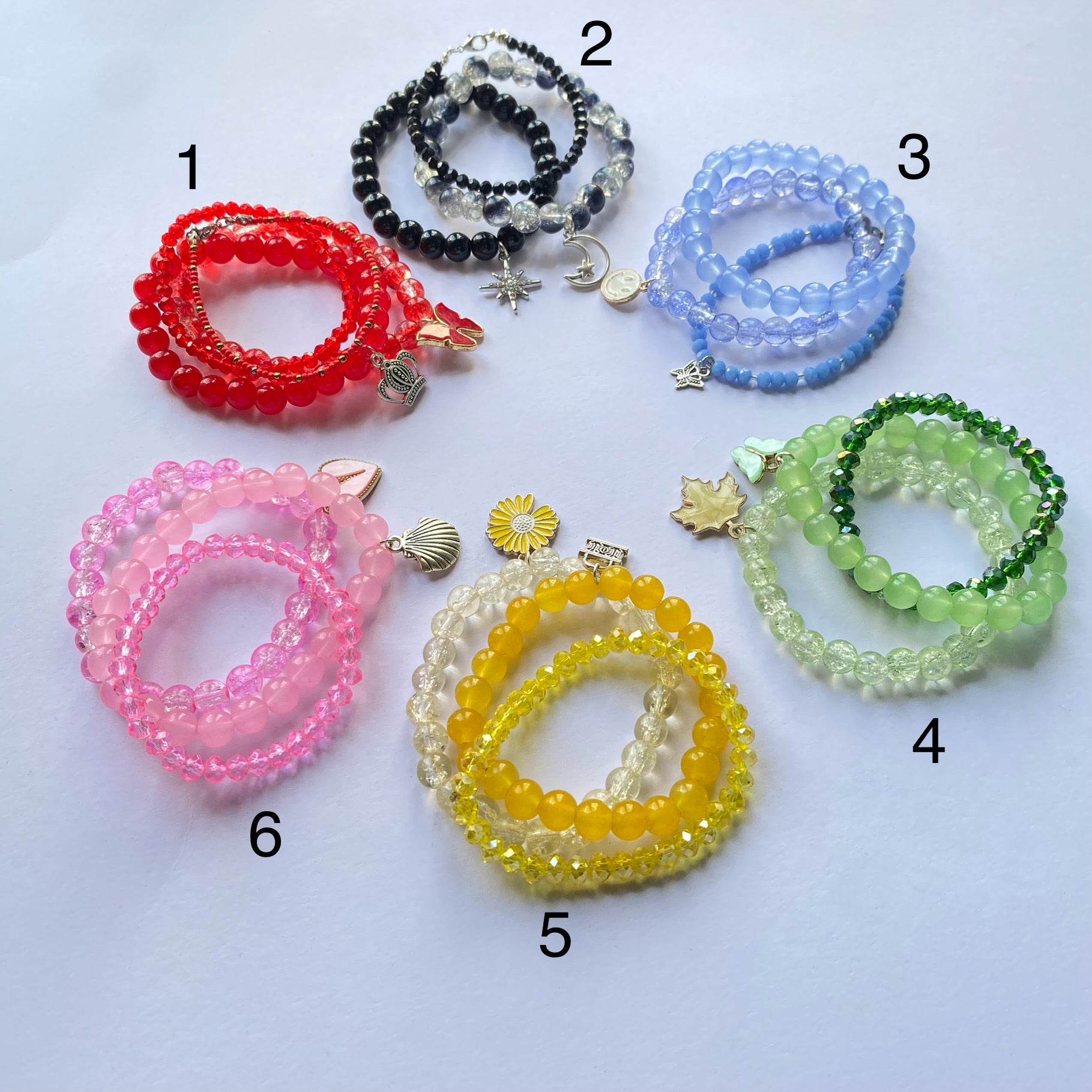 Stack Bracelets set of 3 - Fatatun