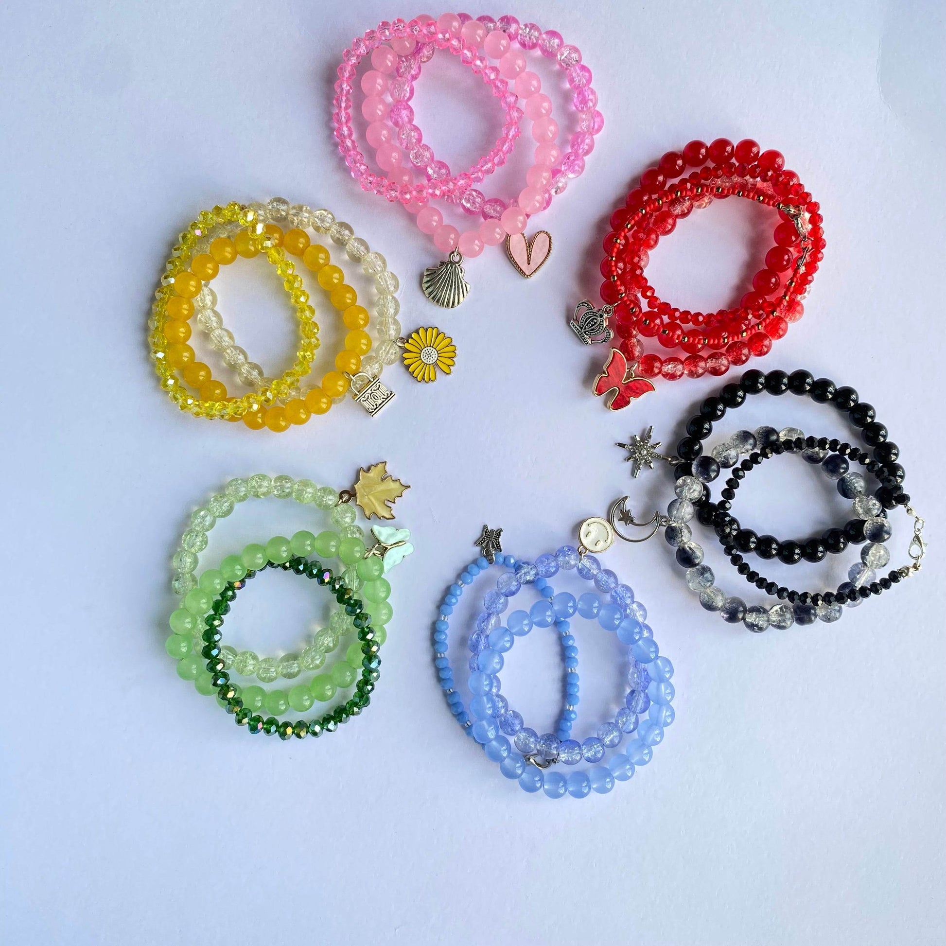 Stack Bracelets set of 3 - Fatatun