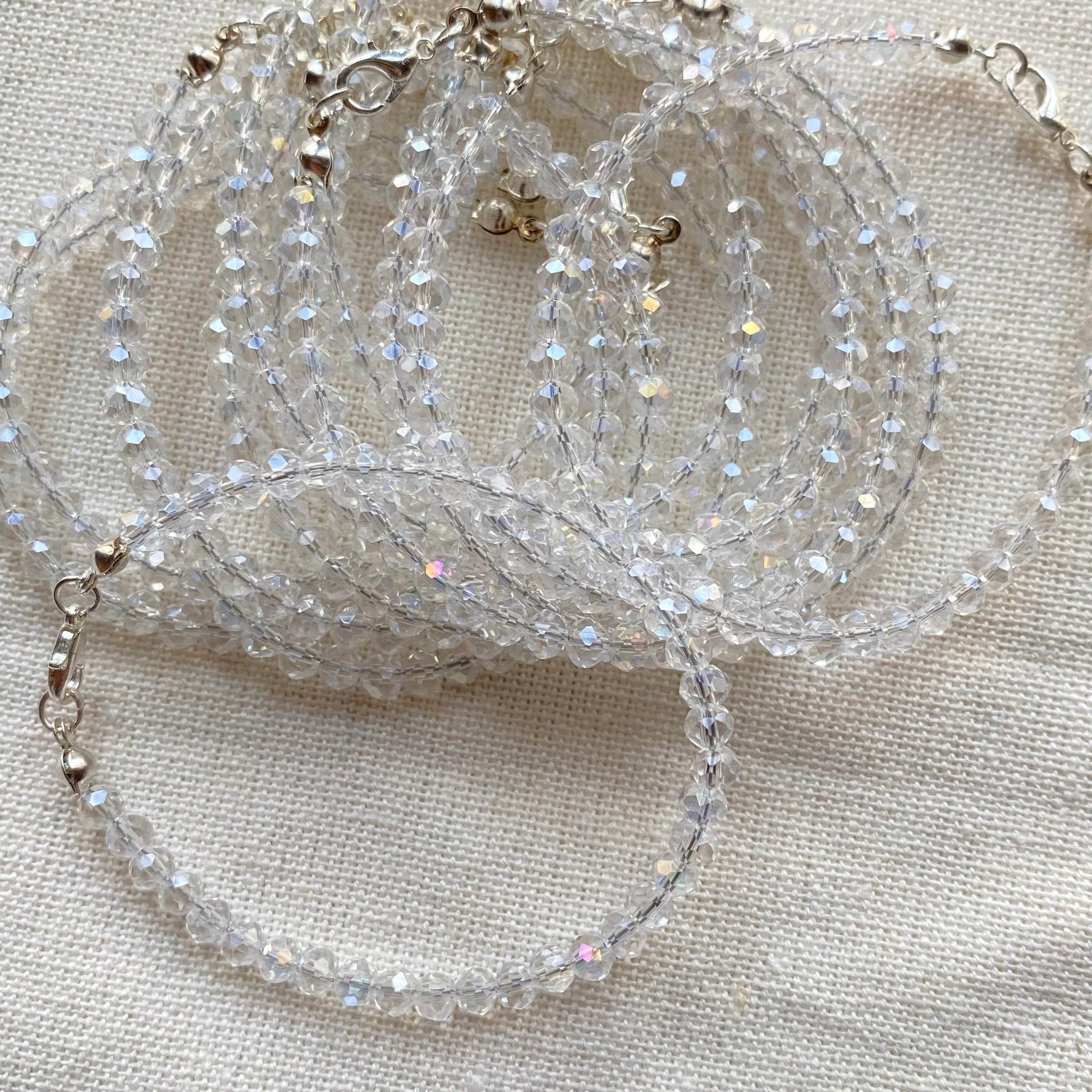 Crystals Bracelet Transparent shine (cost for each) - Fatatun