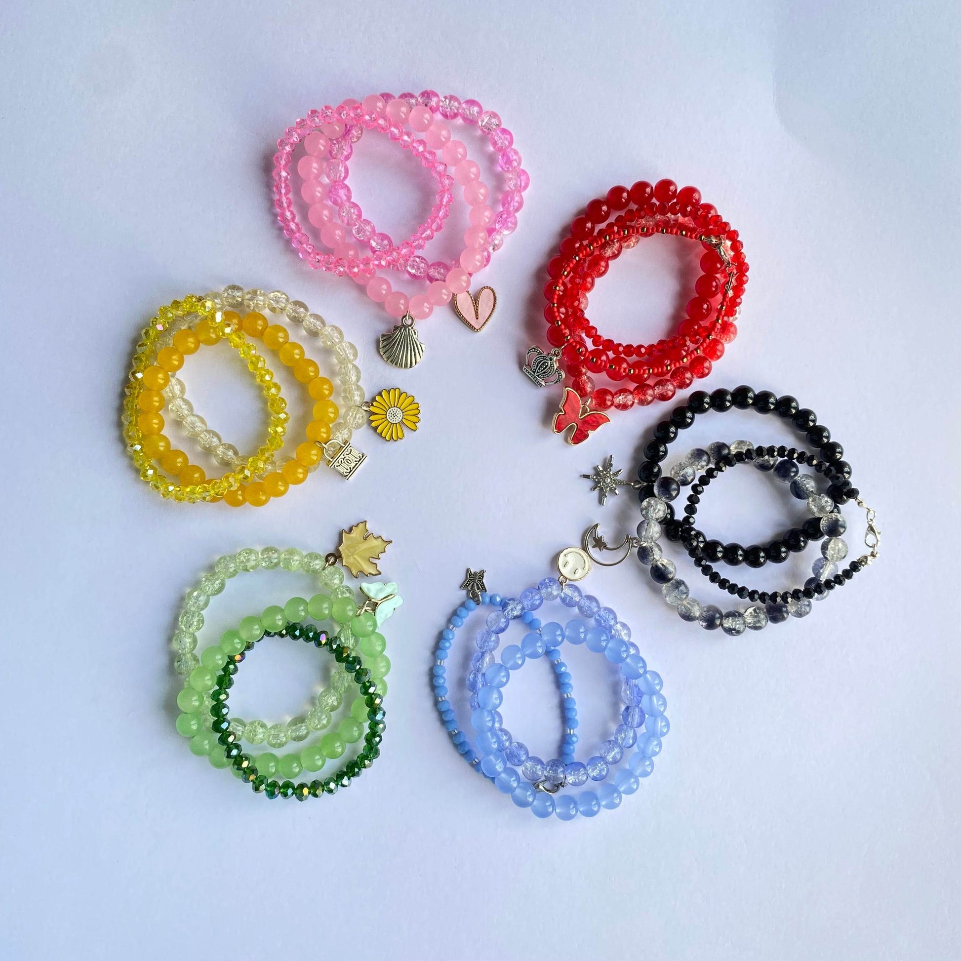 Stack Bracelets set of 3 - Fatatun