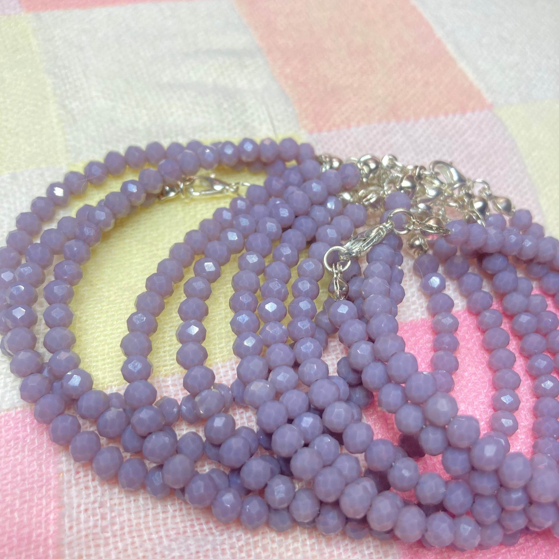 Crystal Bracelet Mauve colour | (cost for each) - Fatatun