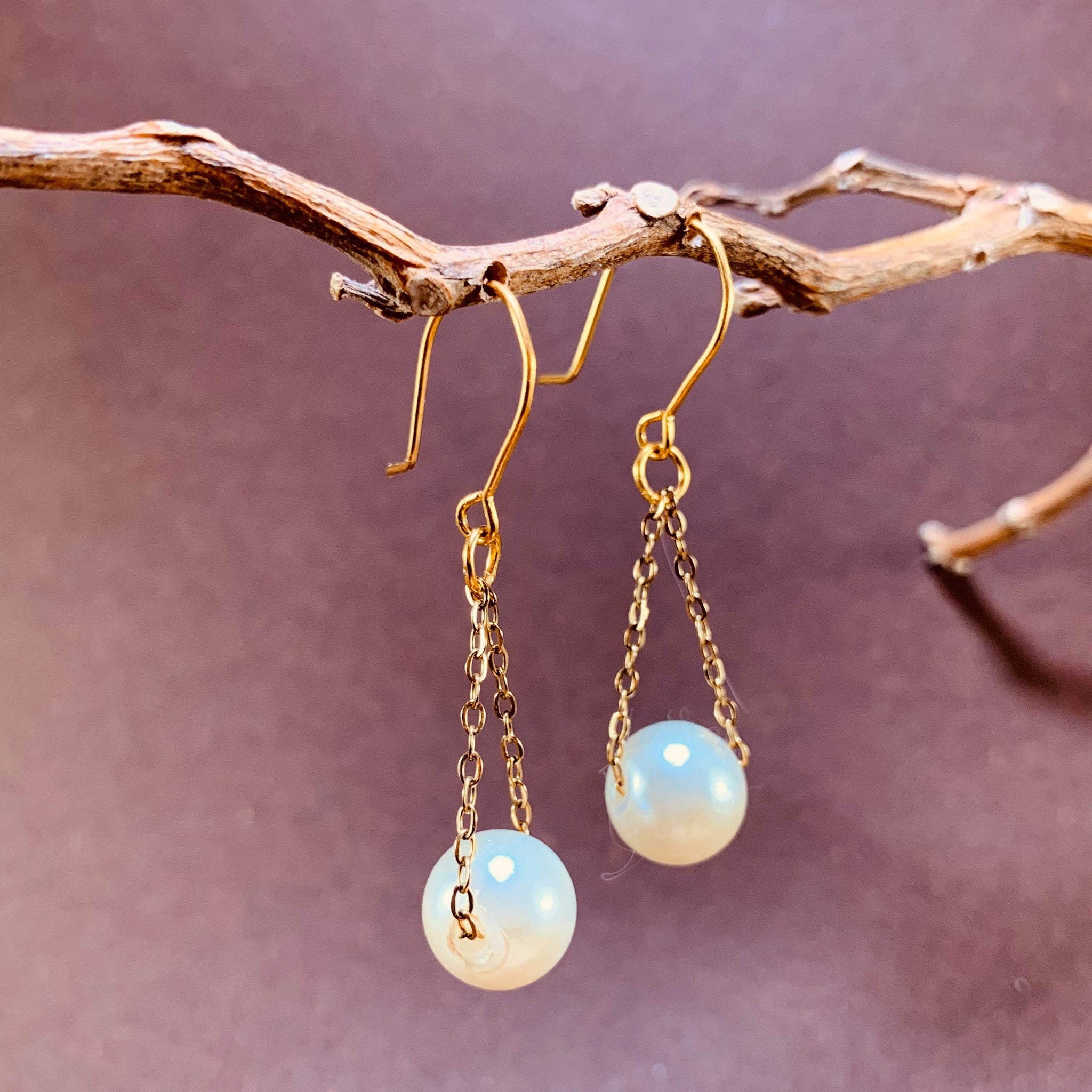 Pear chain Ear Hanging - Fatatun