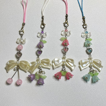 Phone Charms Bow and flowers