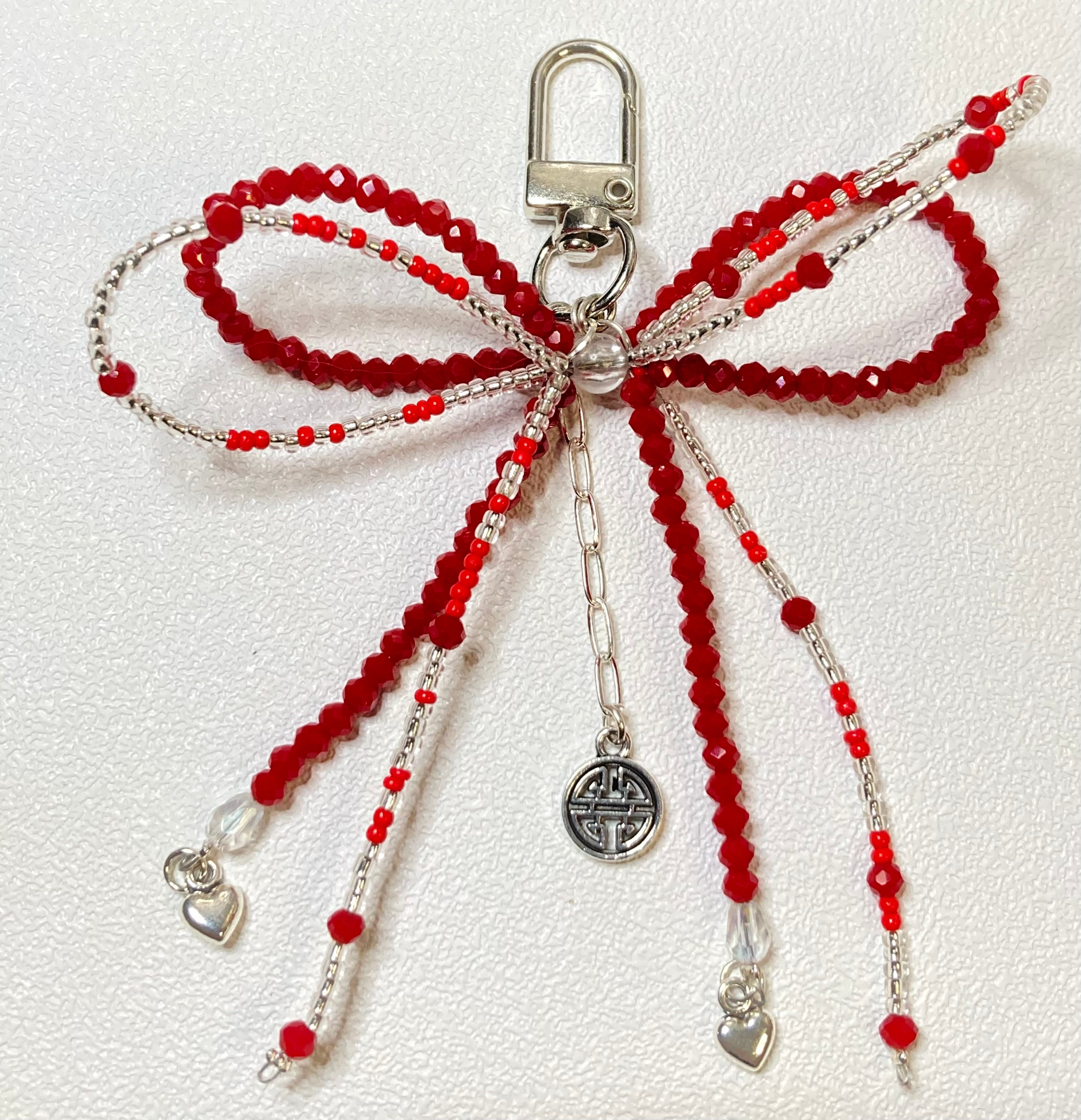 Bag Charms | Beaded Bows