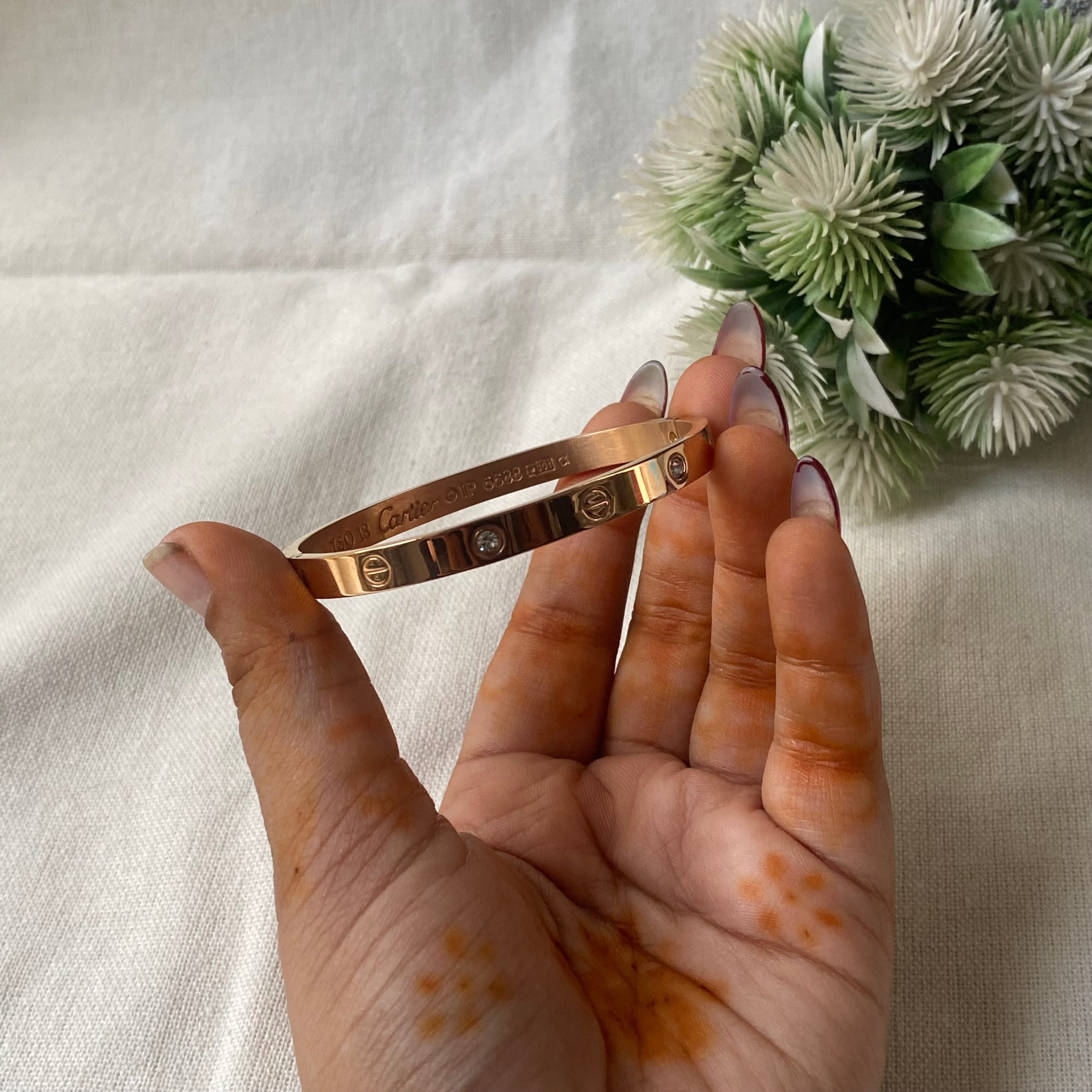 Rose Gold Cartier Anti-Tarnish Bracelet