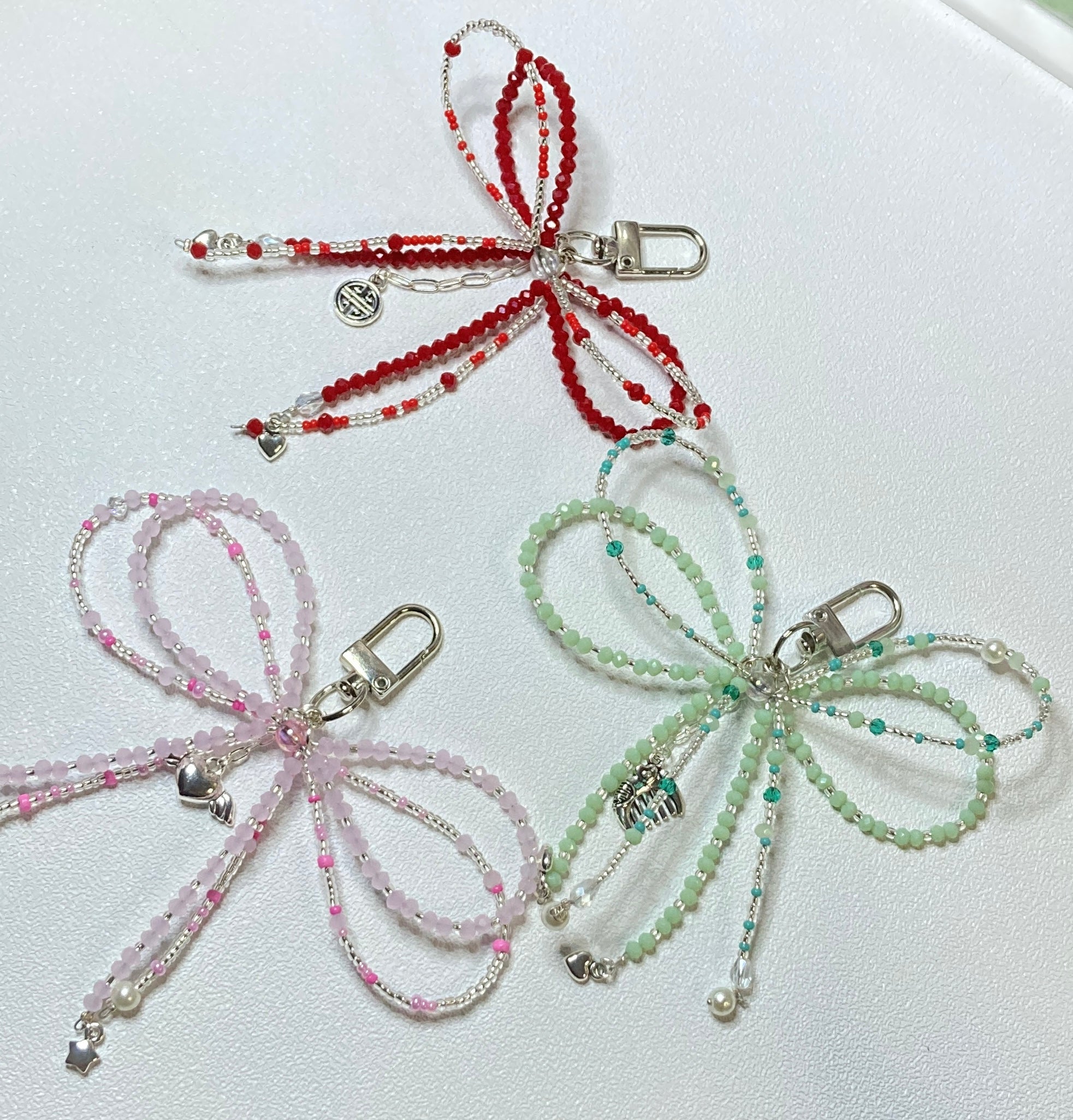 Bag Charms | Beaded Bows