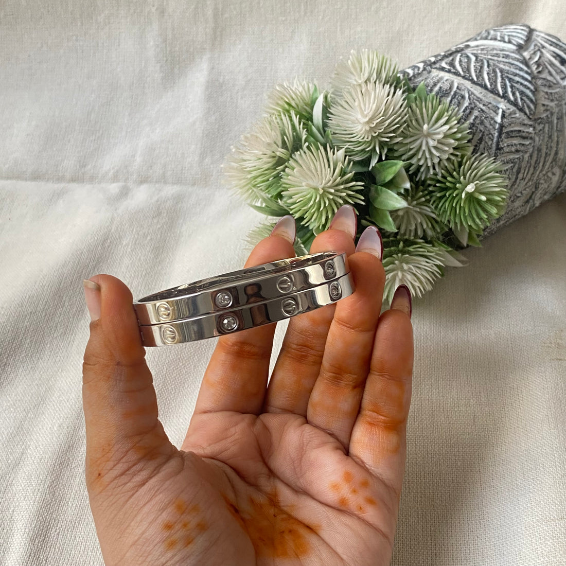 Silver Cartier Anti-Tarnish Bracelet