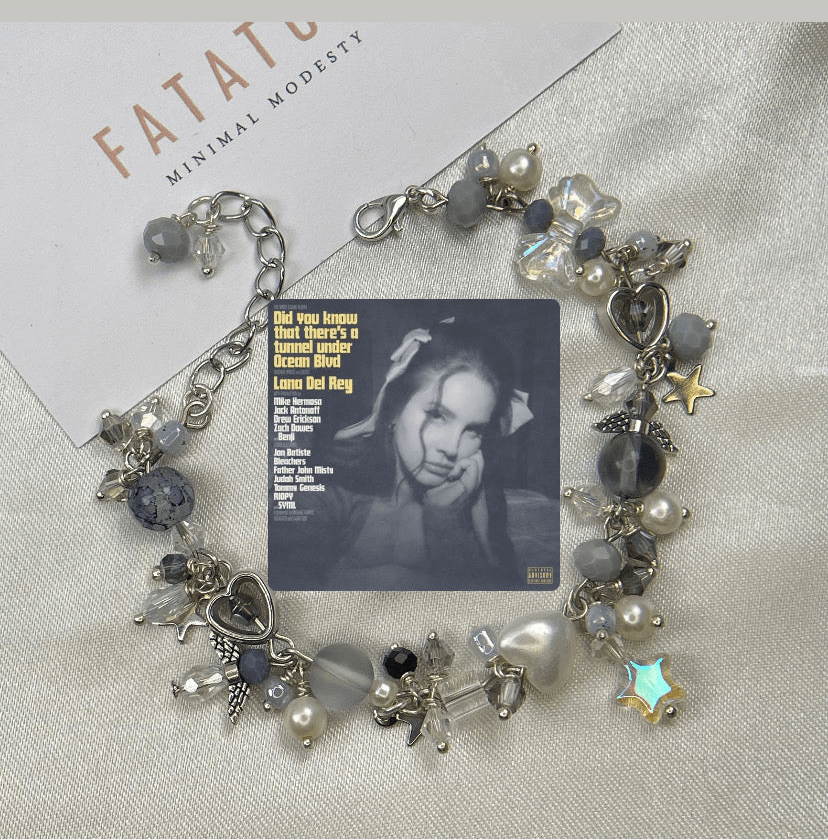 Gray theme Charm Bracelet - Fatatun