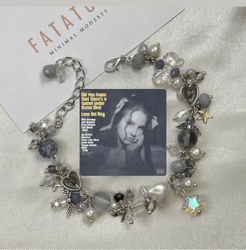 Gray theme Charm Bracelet - Fatatun