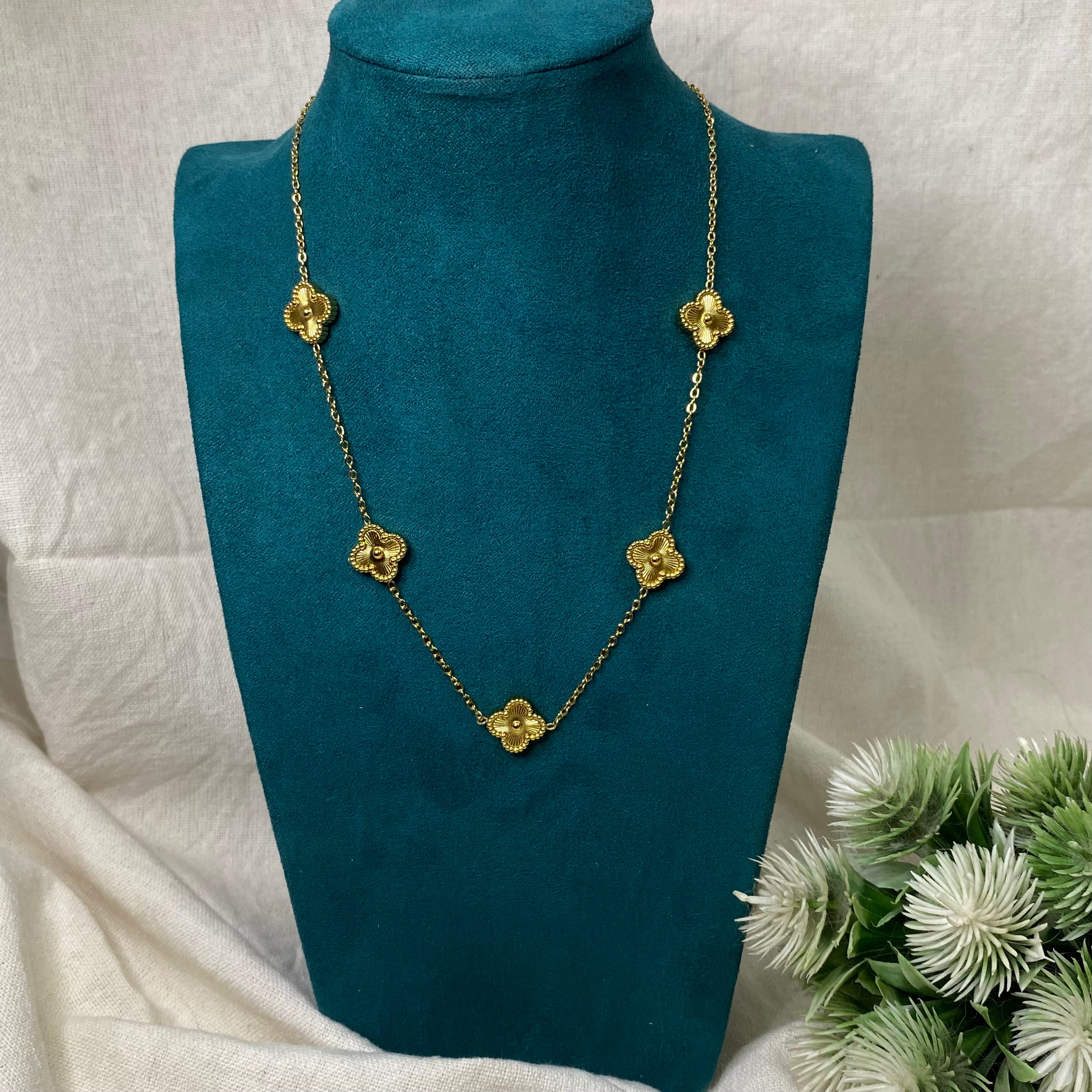 Van Cleef Necklace Anti-Tarnish ￼