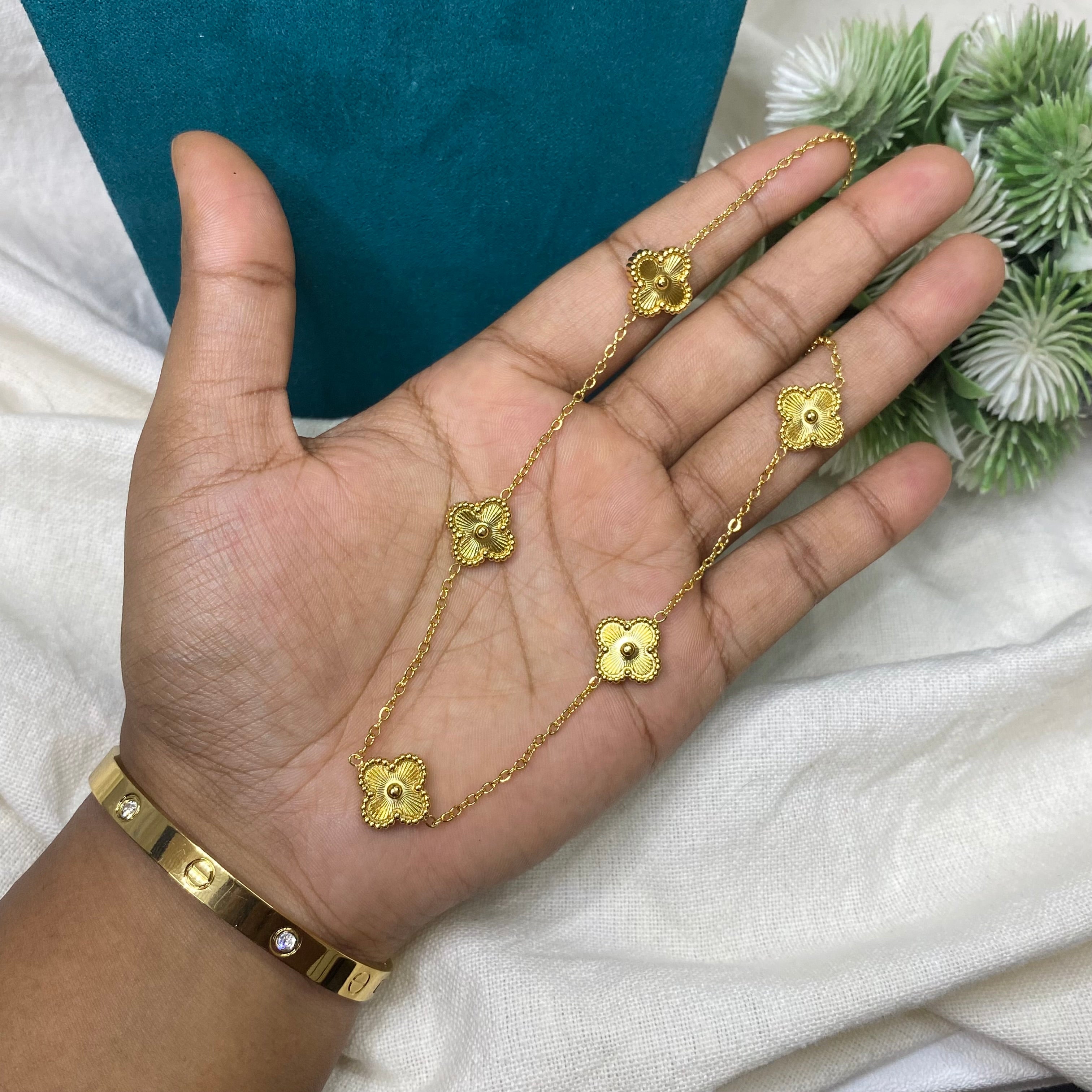 Van Cleef Necklace Anti-Tarnish ￼