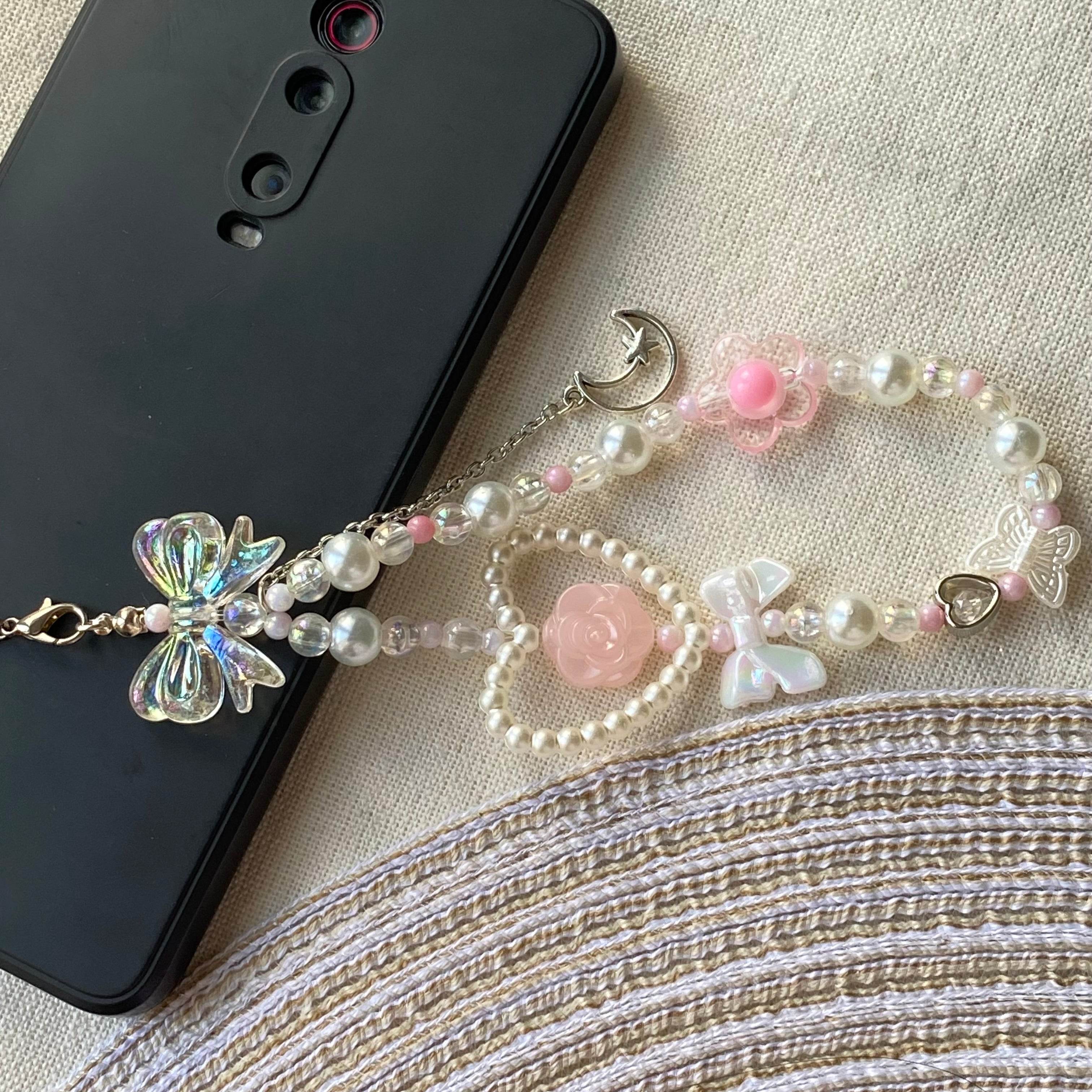 Asthetic Pink Phone Charms |S2 - Fatatun