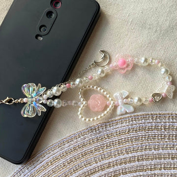 Asthetic Pink Phone Charms |S2 - Fatatun