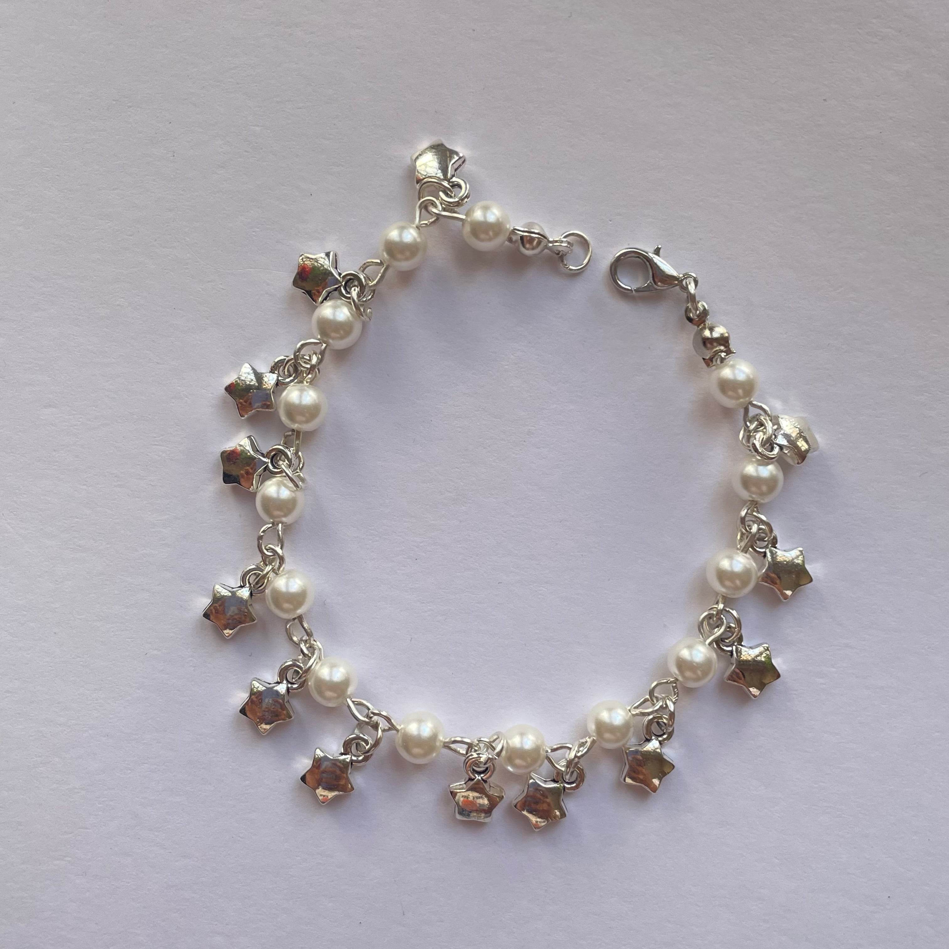 Charms Bracelet| Fairy Design Pearls and Stars - Fatatun
