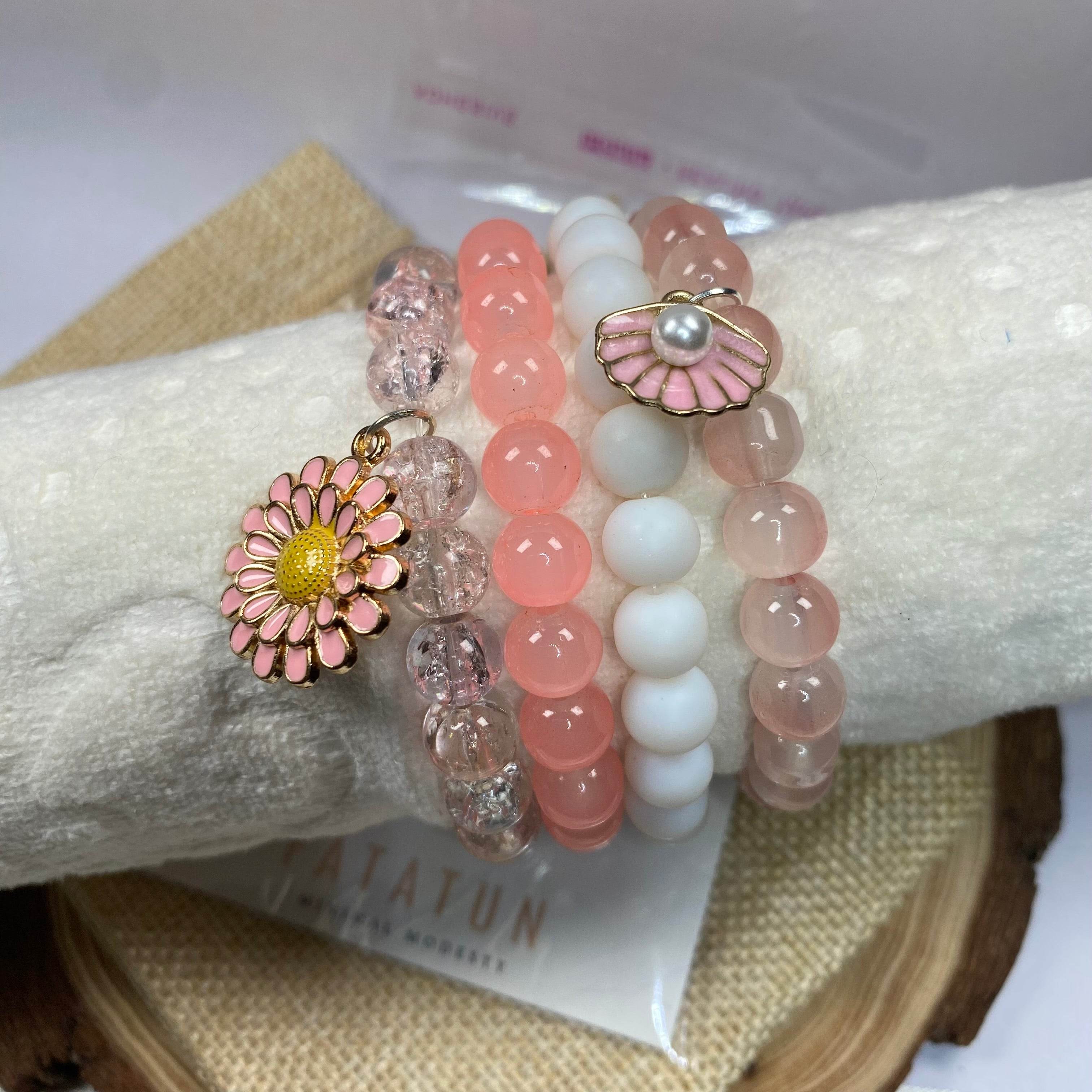 Stack Bracelet set of 4 - Fatatun