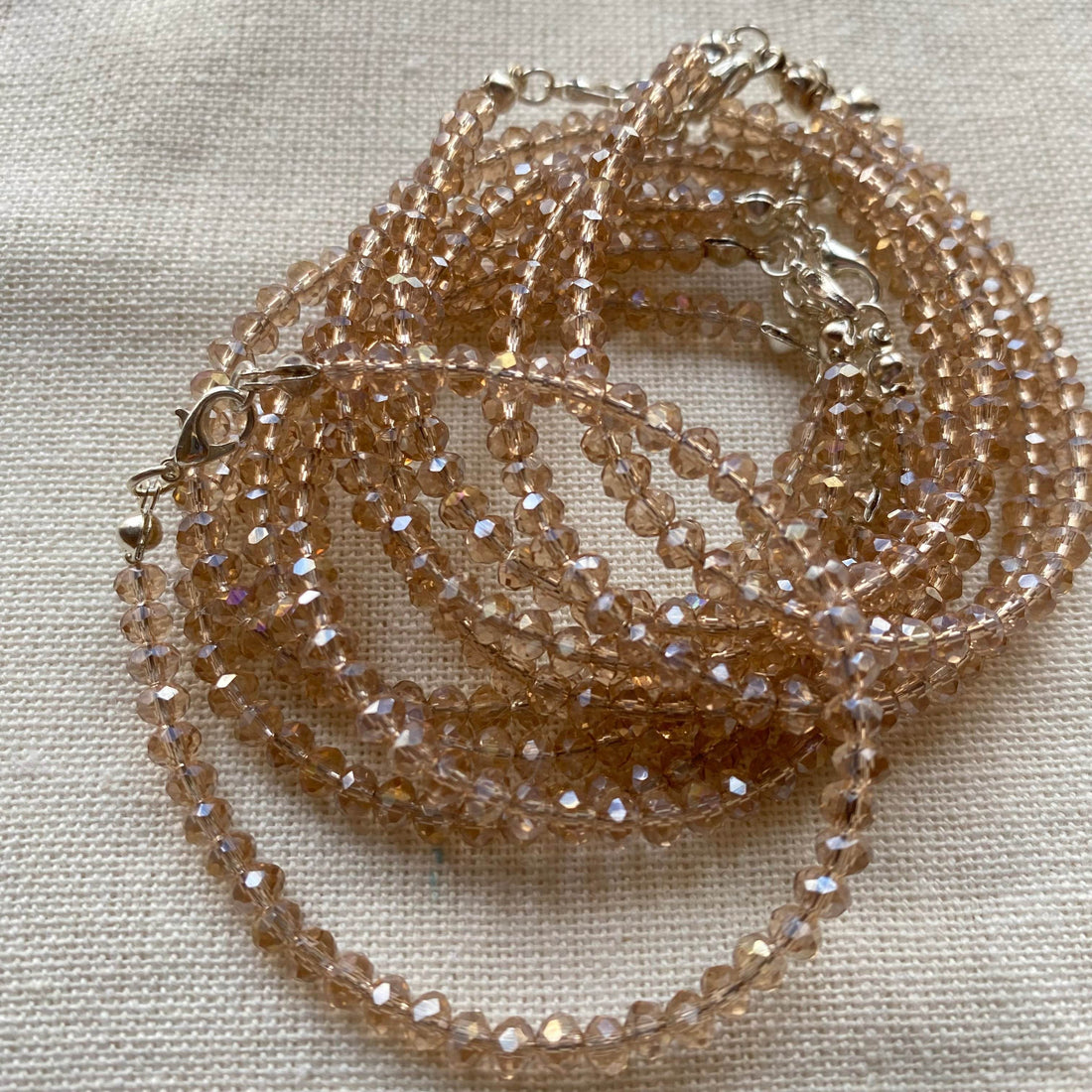 Crystal Bracelet light Golden Shine (cost for each) - Fatatun