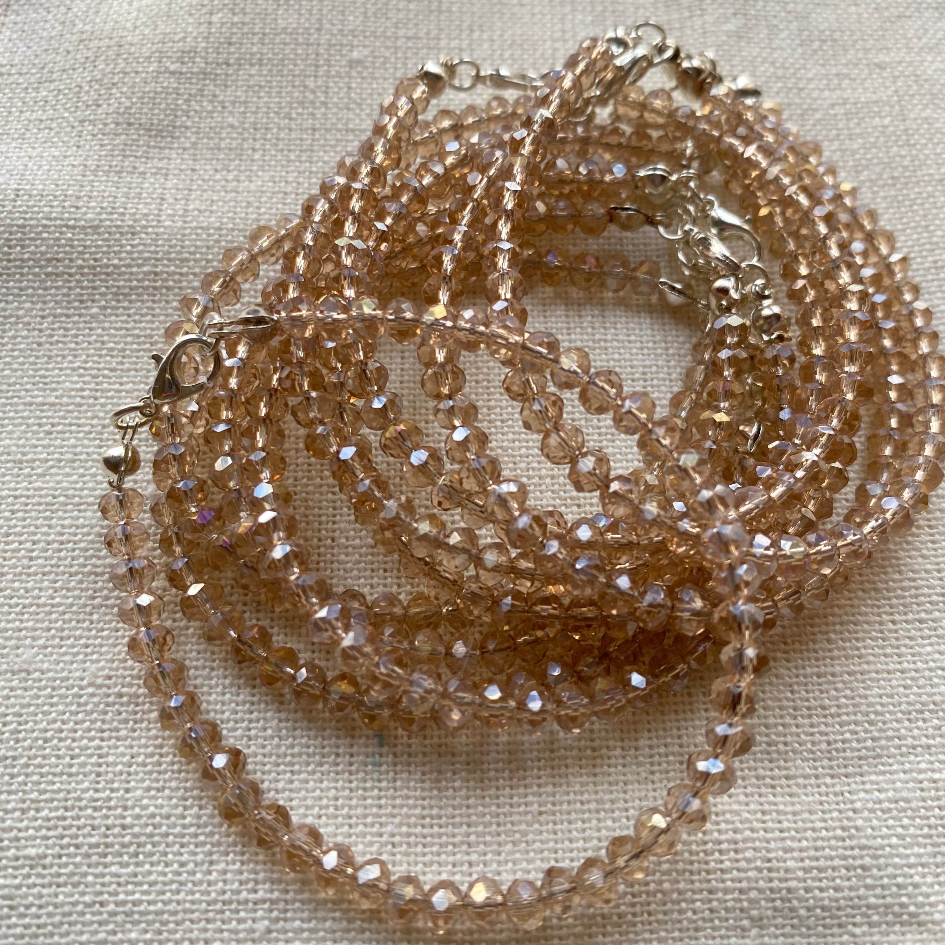 Crystal Bracelet light Golden Shine (cost for each) - Fatatun