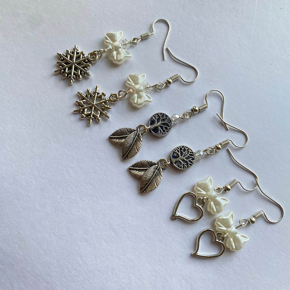 Earrings | Trending Bow, Heart Design - Fatatun