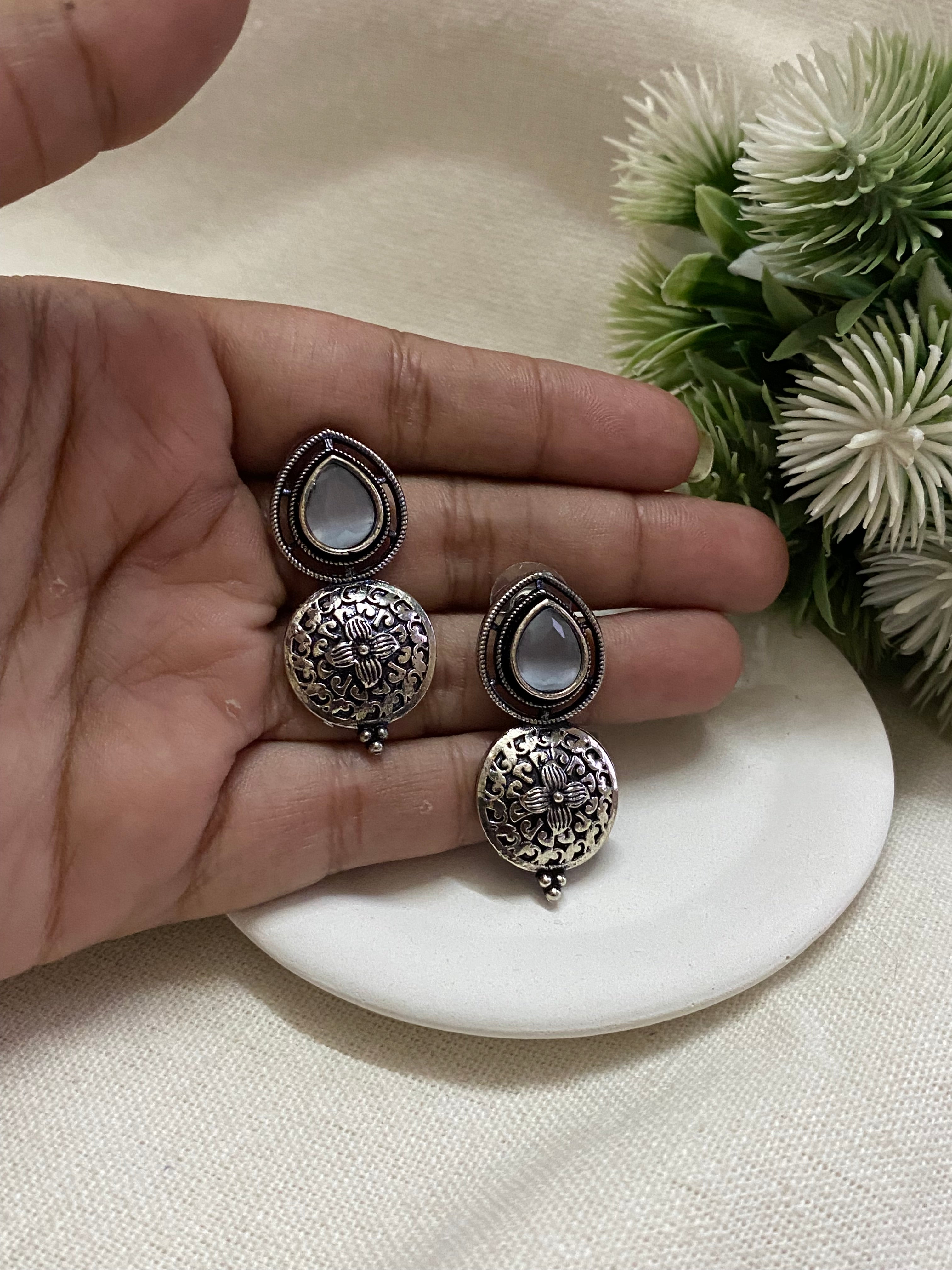 Unique oxidise earrings