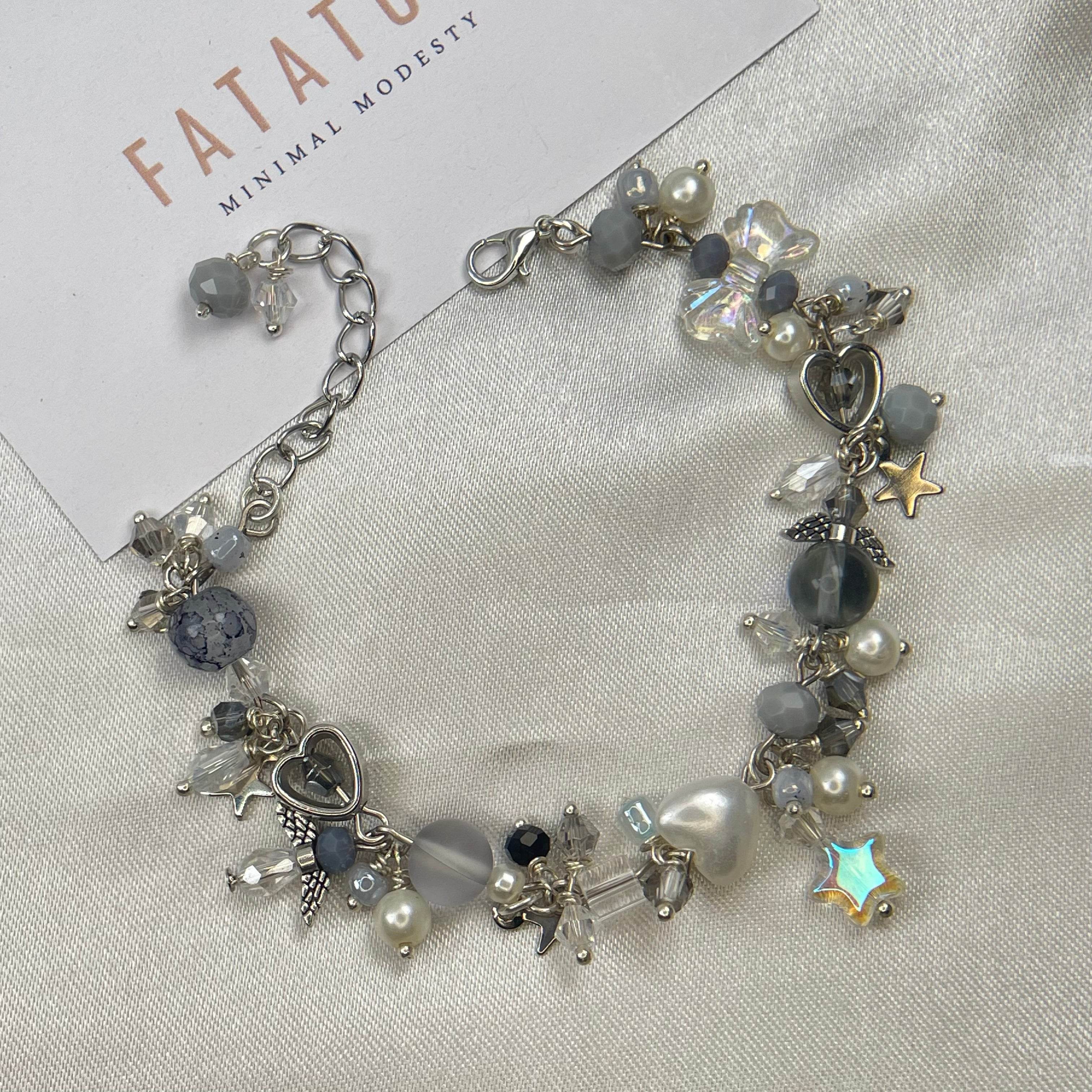 Gray theme Charm Bracelet - Fatatun