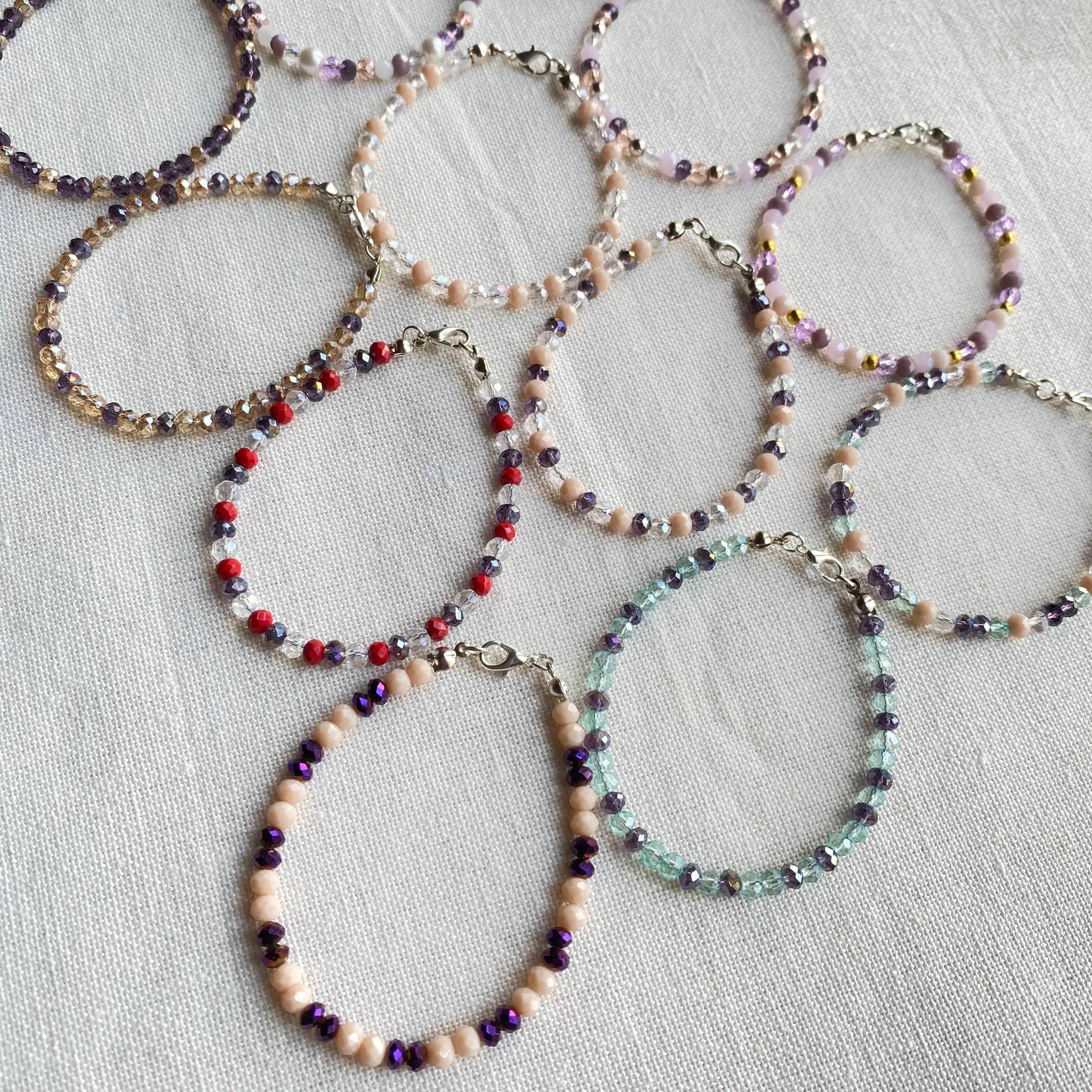 Boho Designed 4mm Crystals Bracelets - Fatatun