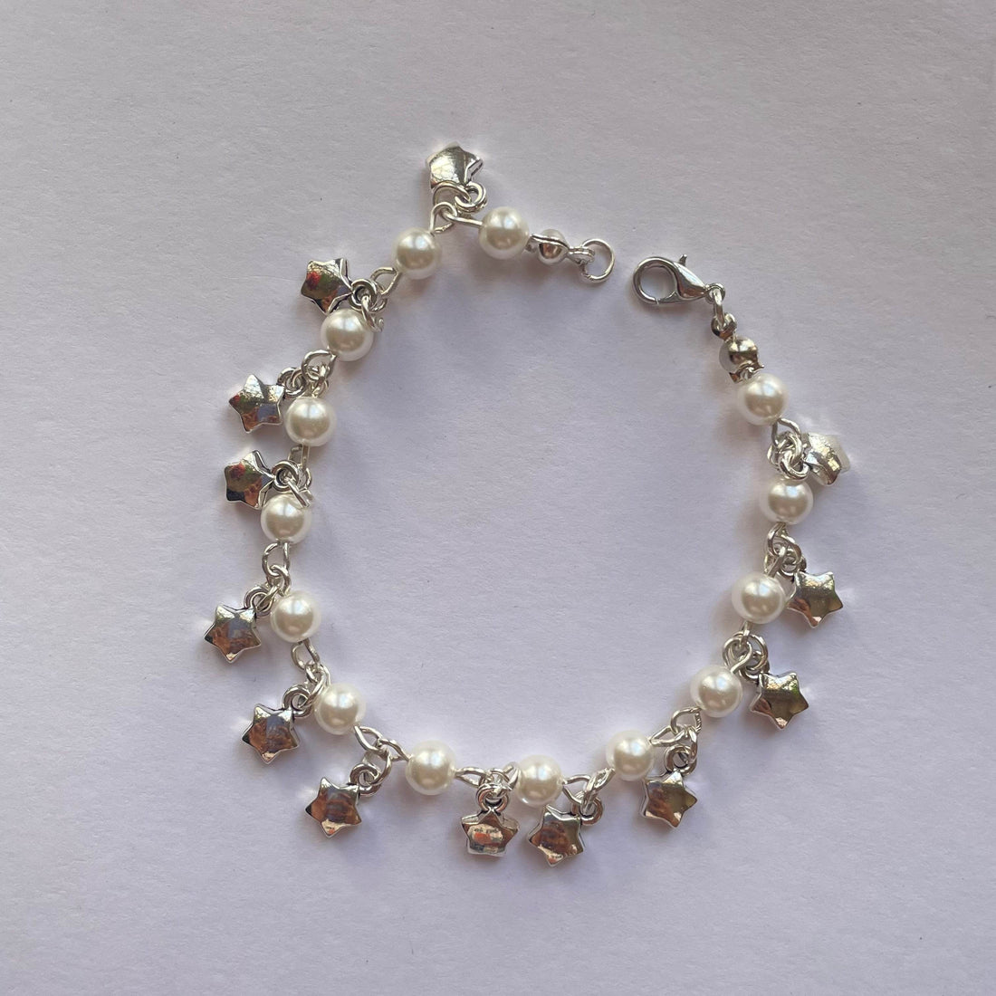 Charms Bracelet| Fairy Design Pearls and Stars - Fatatun
