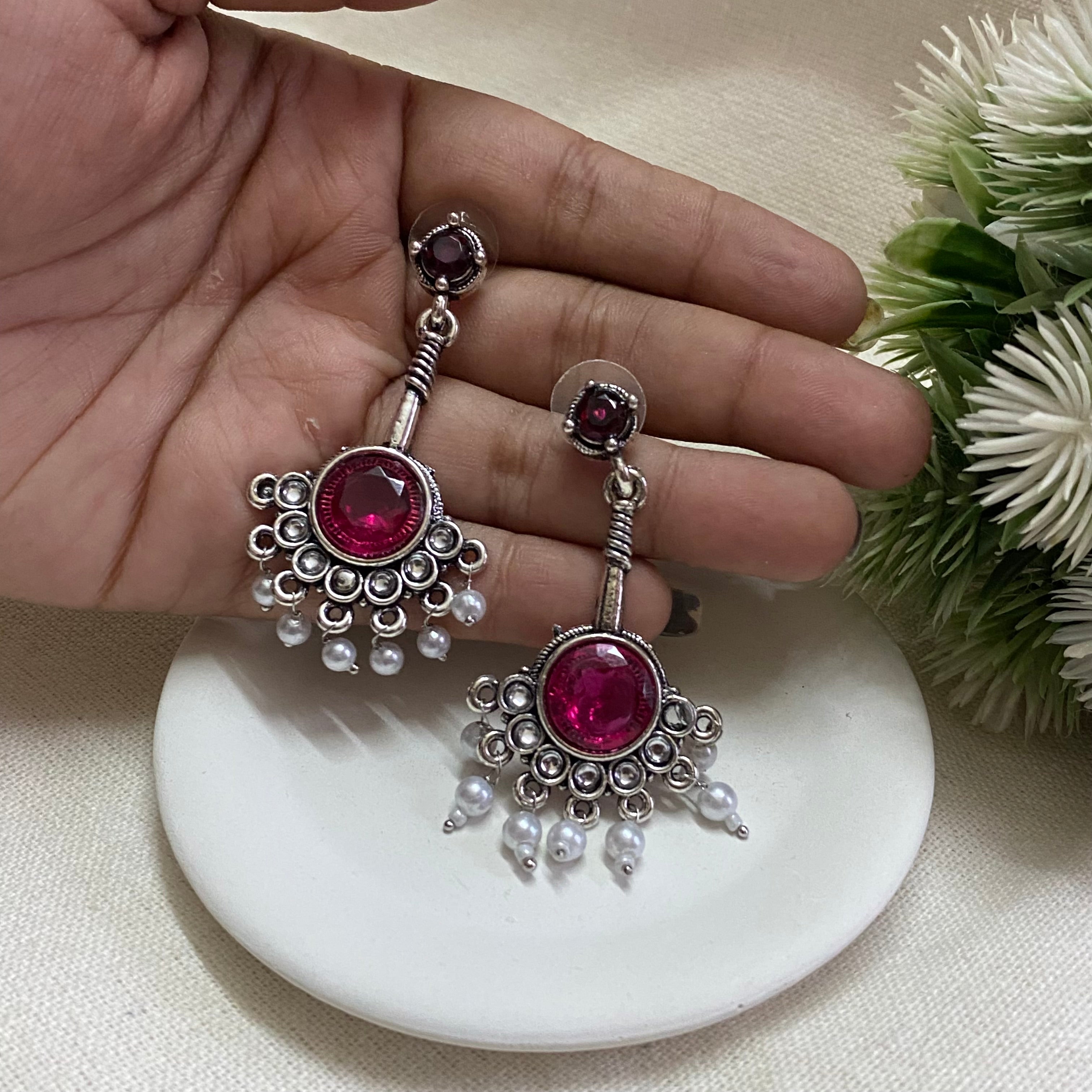 Unique Oxidise jhumka