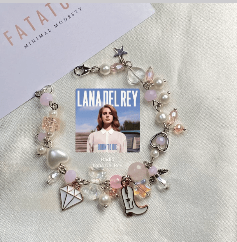 Pink theme Charm Bracelet - Fatatun