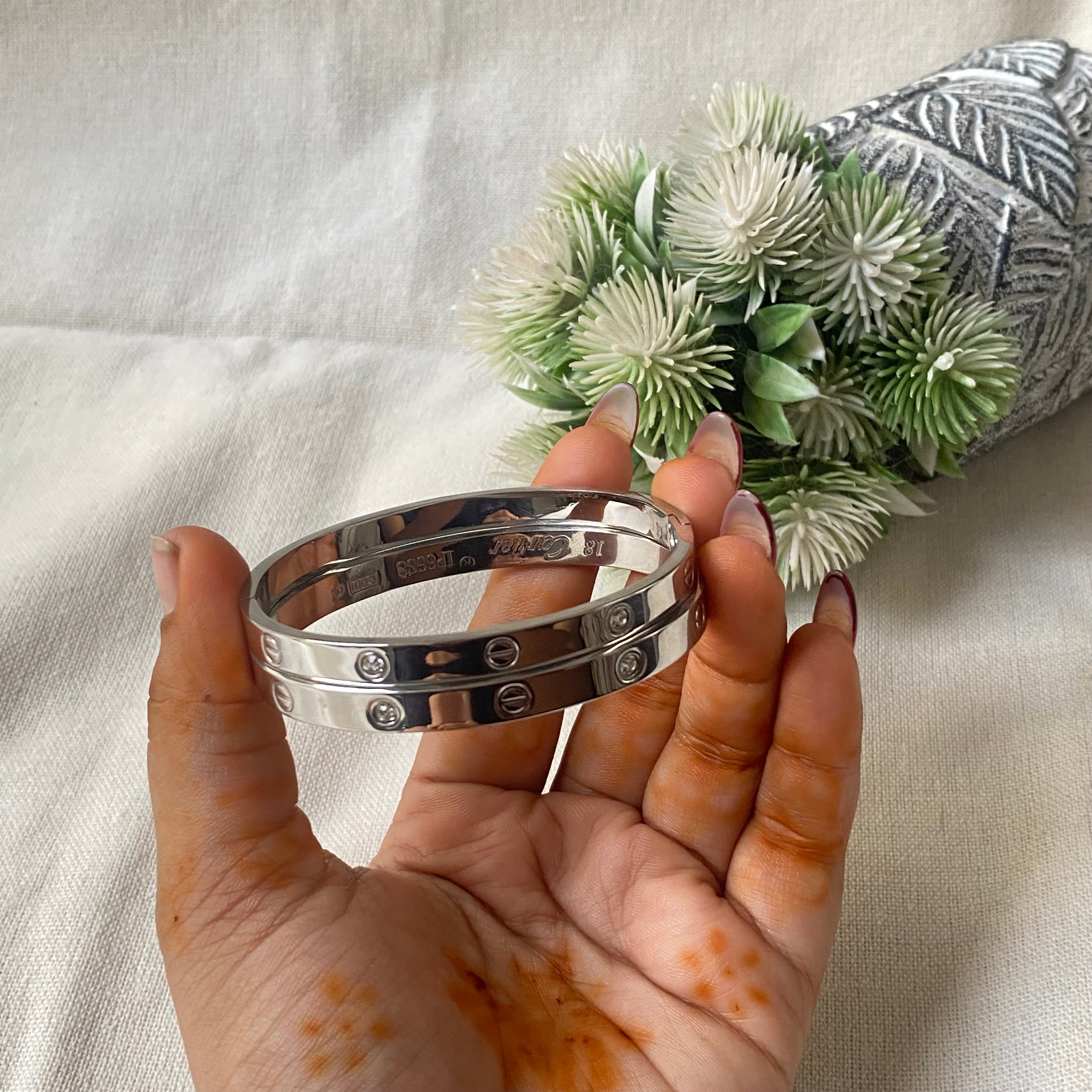 Silver Cartier Anti-Tarnish Bracelet