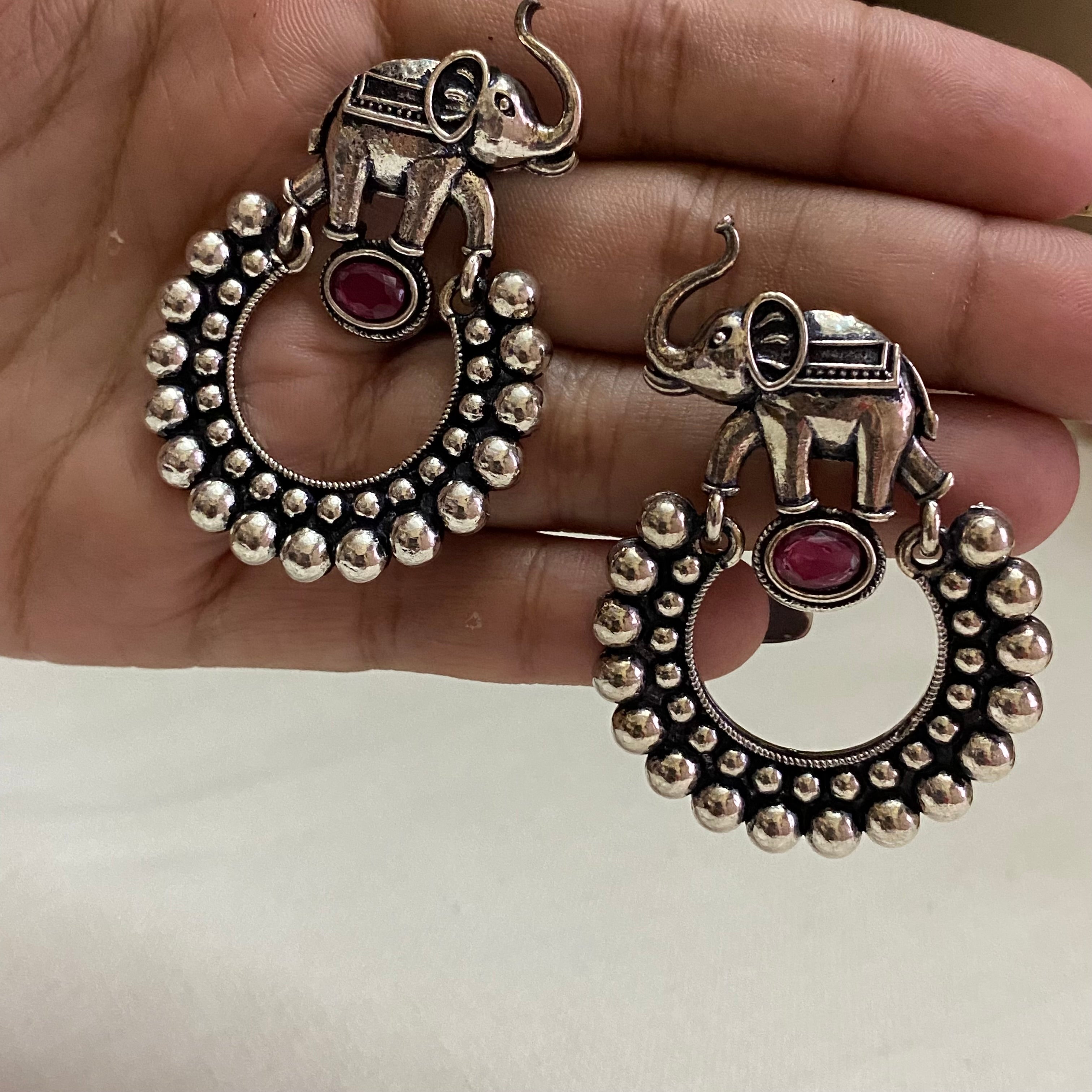 Unique oxidise earrings