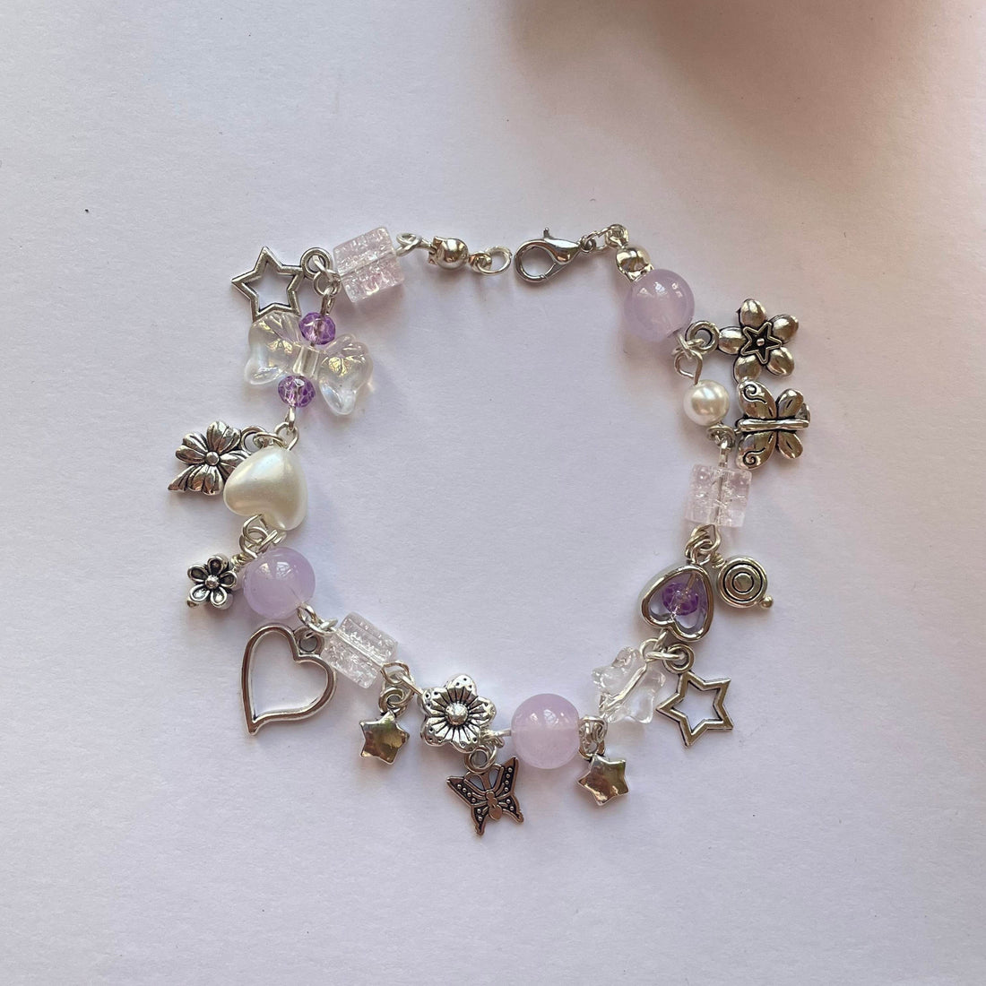 Charms Bracelet| Fairy Design Light Lavender - Fatatun