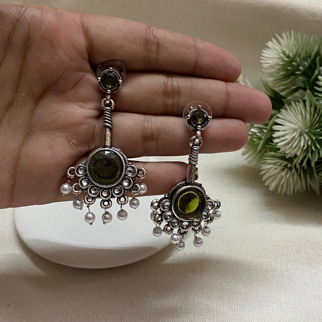 Unique Oxidise jhumka