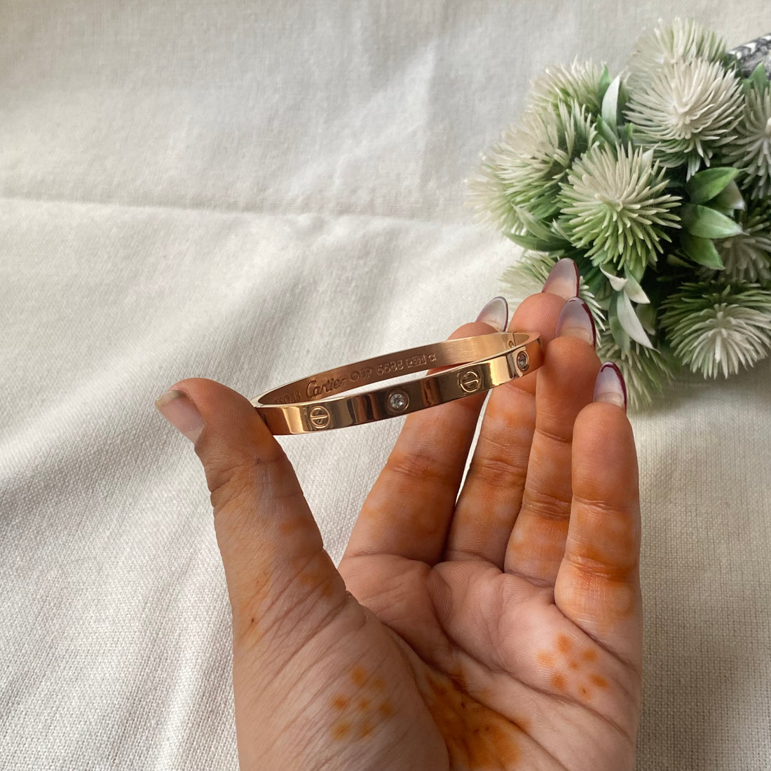 Rose Gold Cartier Anti-Tarnish Bracelet