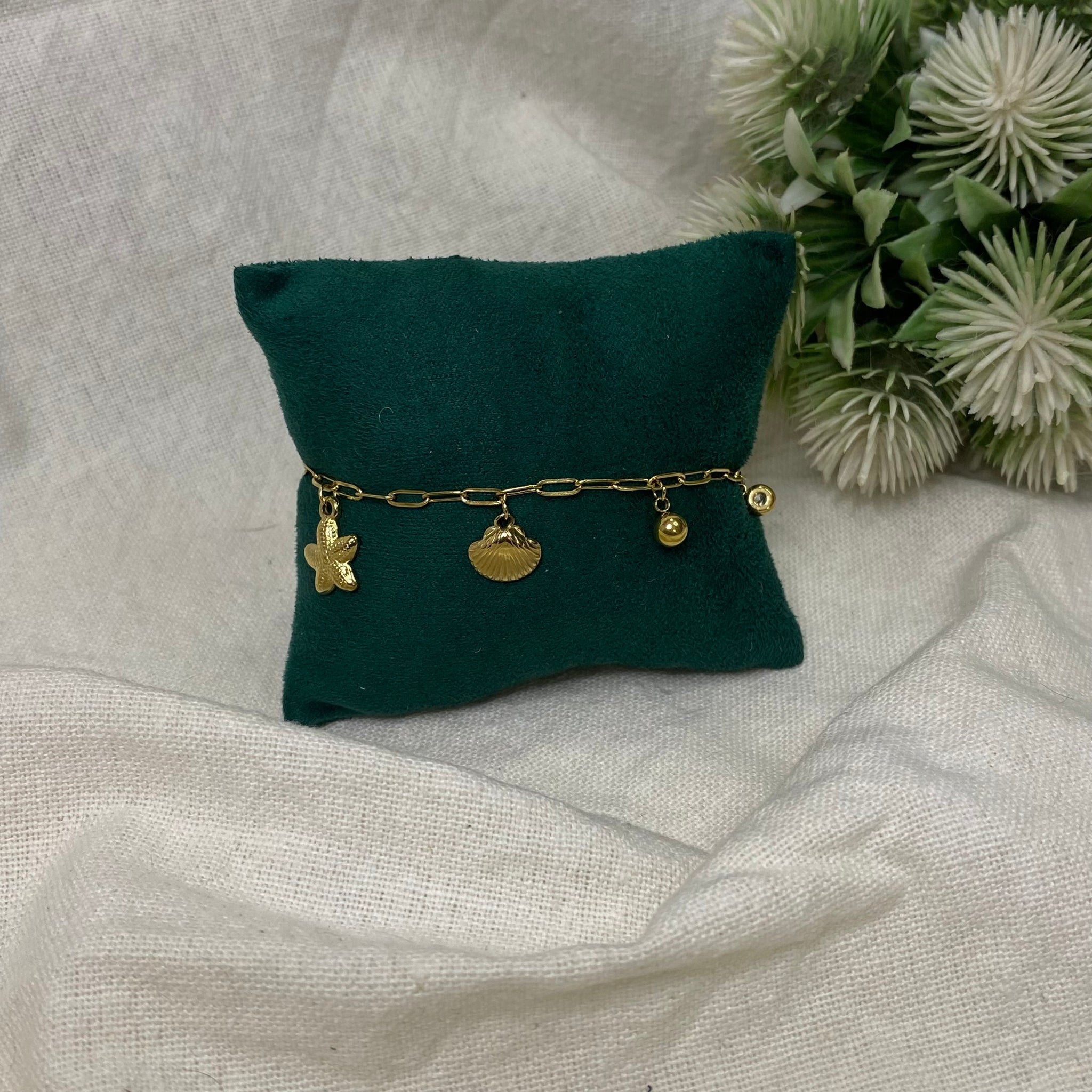 Sea Shell Golden Bracelet Anti-Tarnish