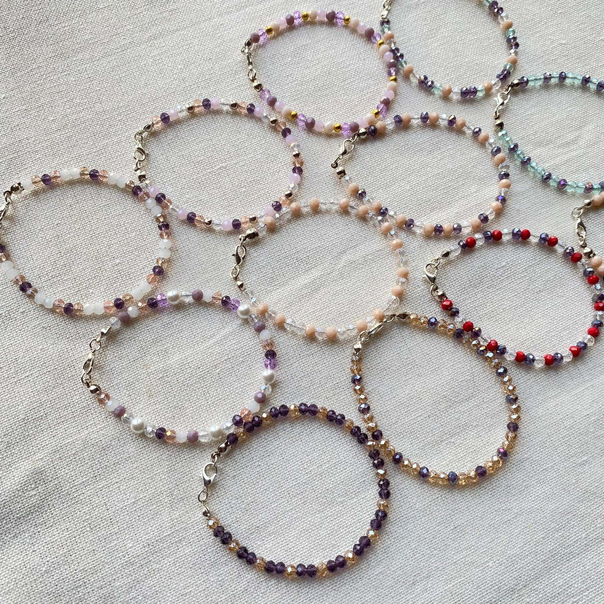 Boho Designed 4mm Crystals Bracelets - Fatatun