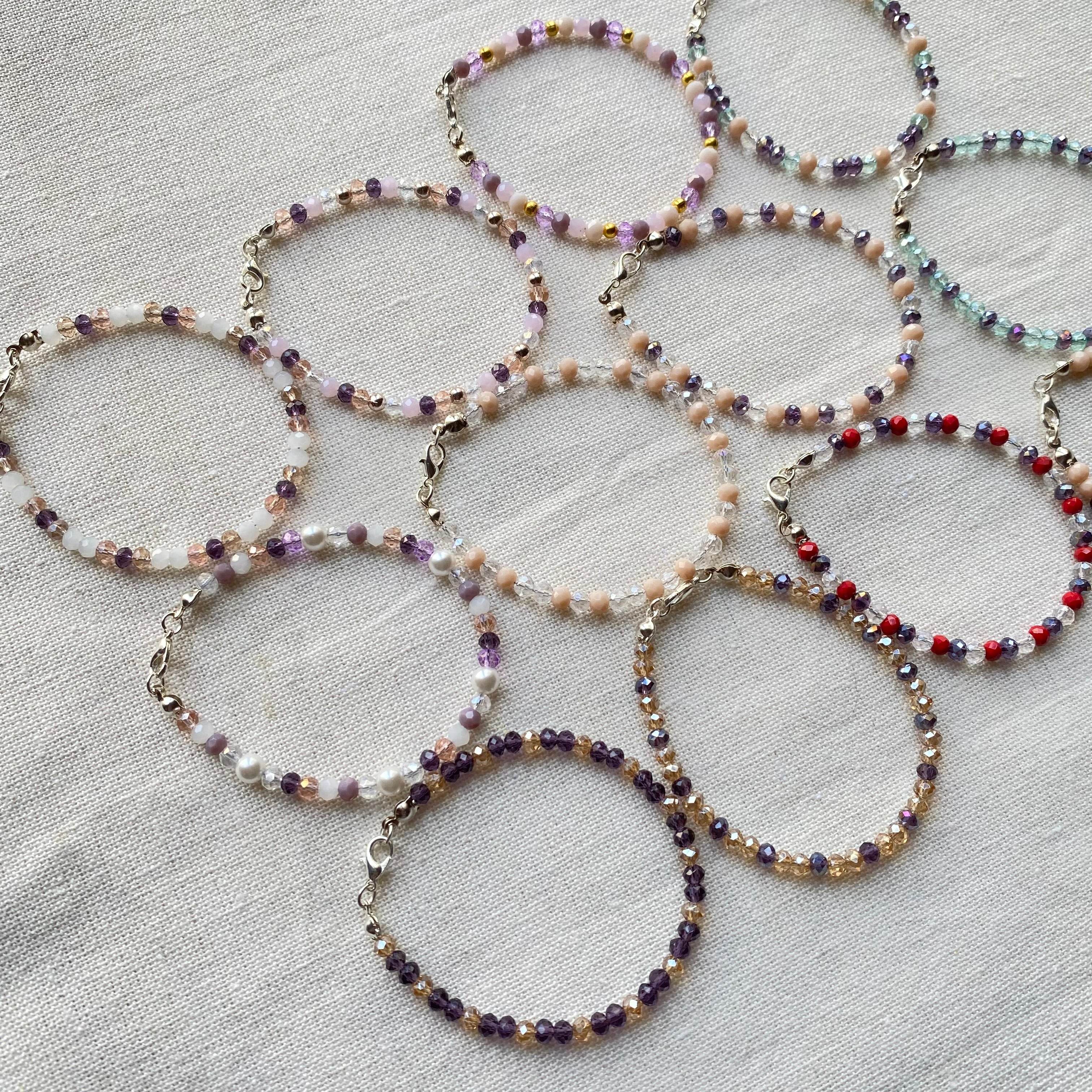 Boho Designed 4mm Crystals Bracelets - Fatatun