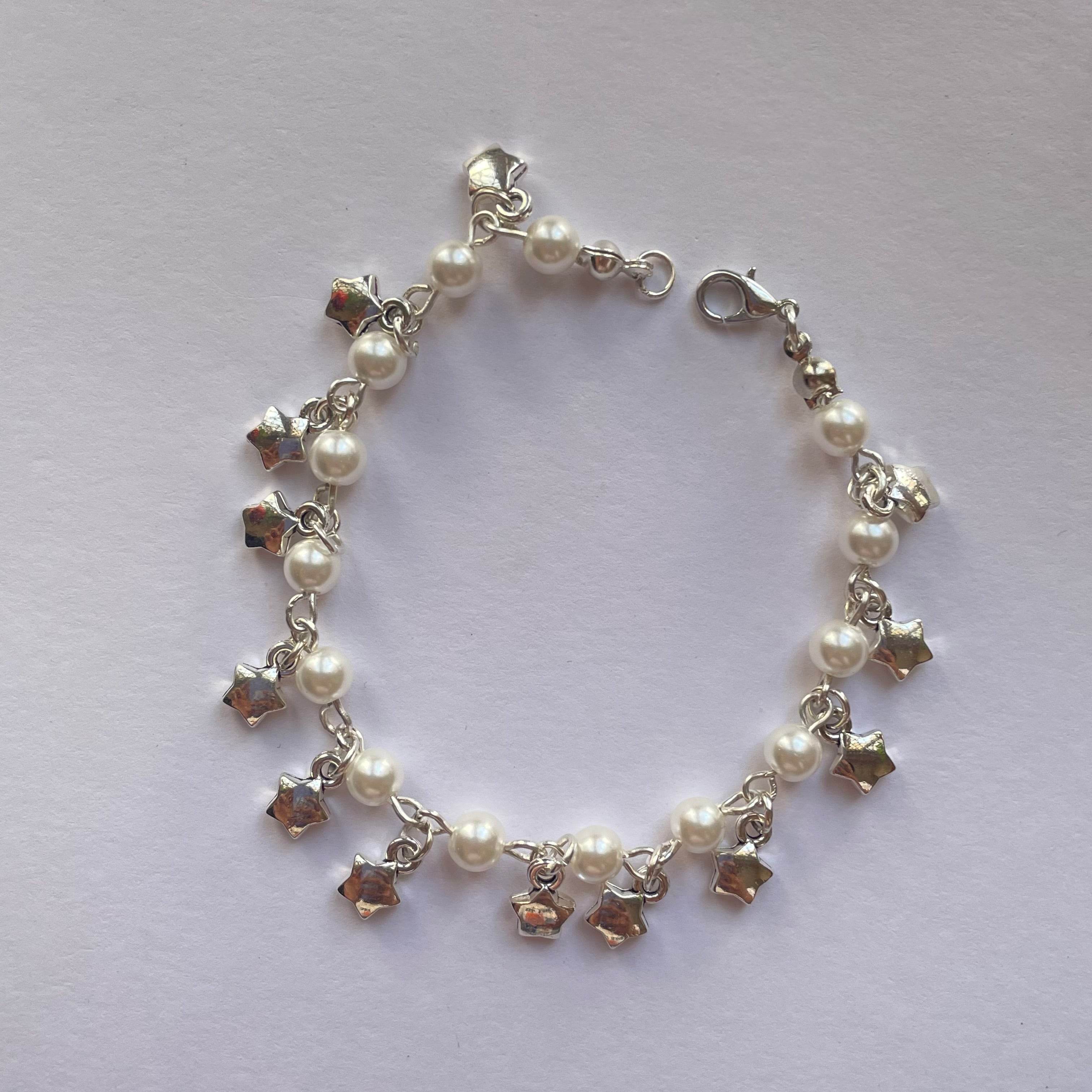 Charms Bracelet| Fairy Design Pearls and Stars - Fatatun