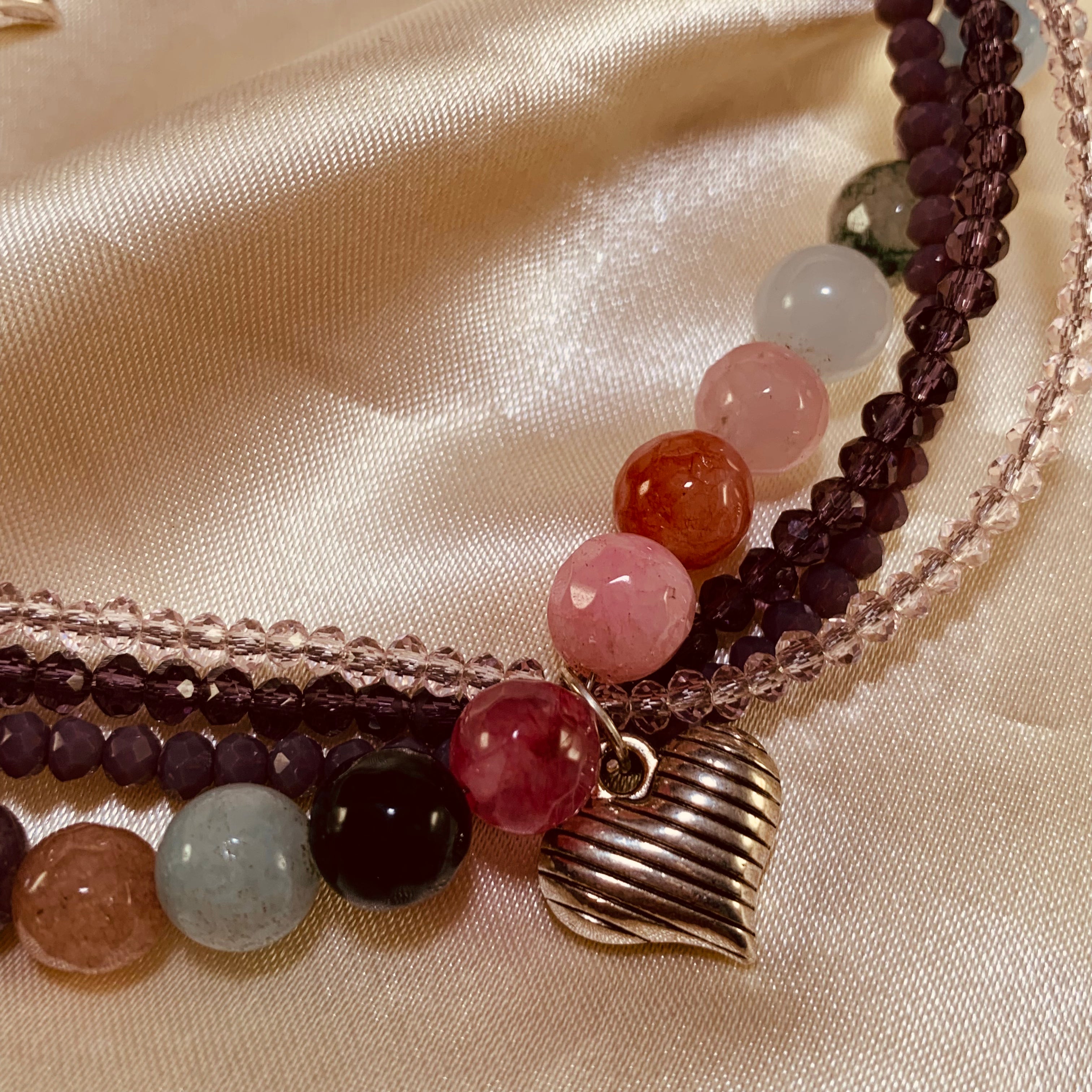 Necklace set with earrings - Fatatun