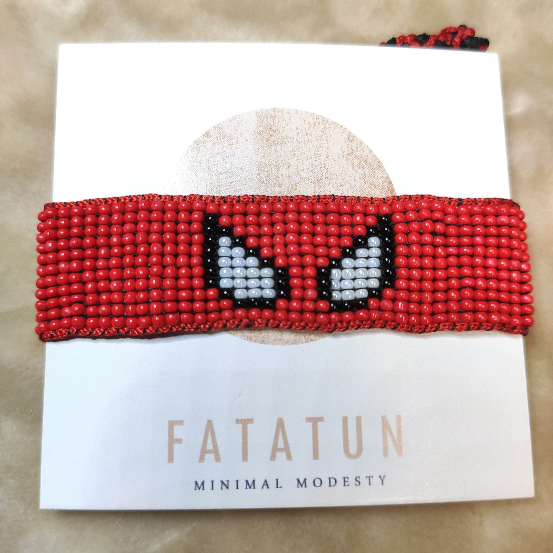 Beaded Loom Bracelet Spiderman Red - Fatatun