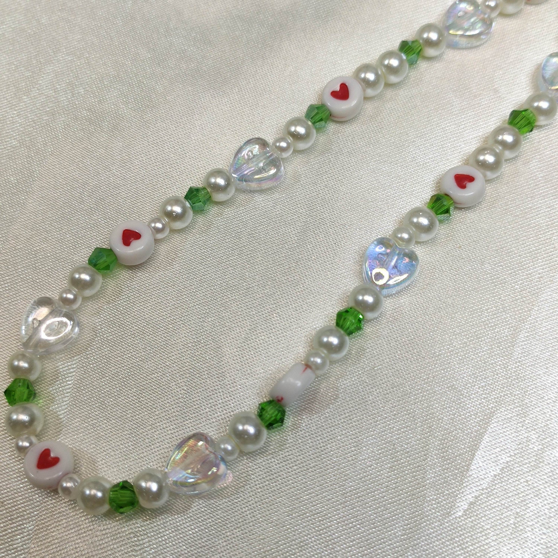 Phone charms Asthetic White pearl Series, Made with Quality Glass pearl - Fatatun